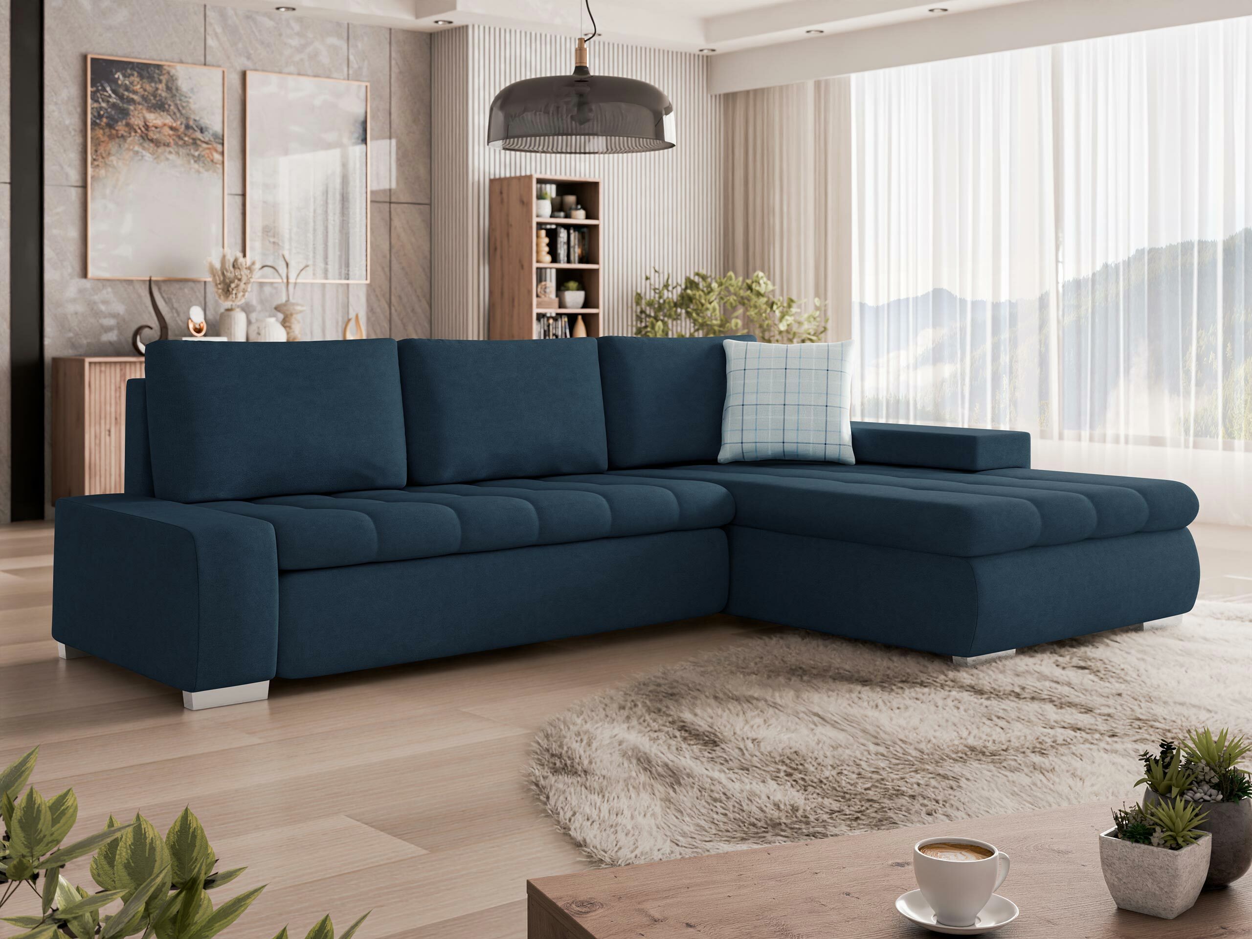 Canapé d'angle Comfivo Nitor (Uttario Velvet 2967 + Senegal 818)