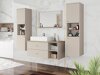 Ensemble de salle de bain Ophruvi 102 (Brun clair)
