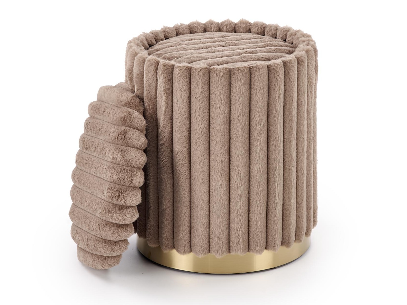Ensemble de poufs Houston 2076 (Cappuccino)