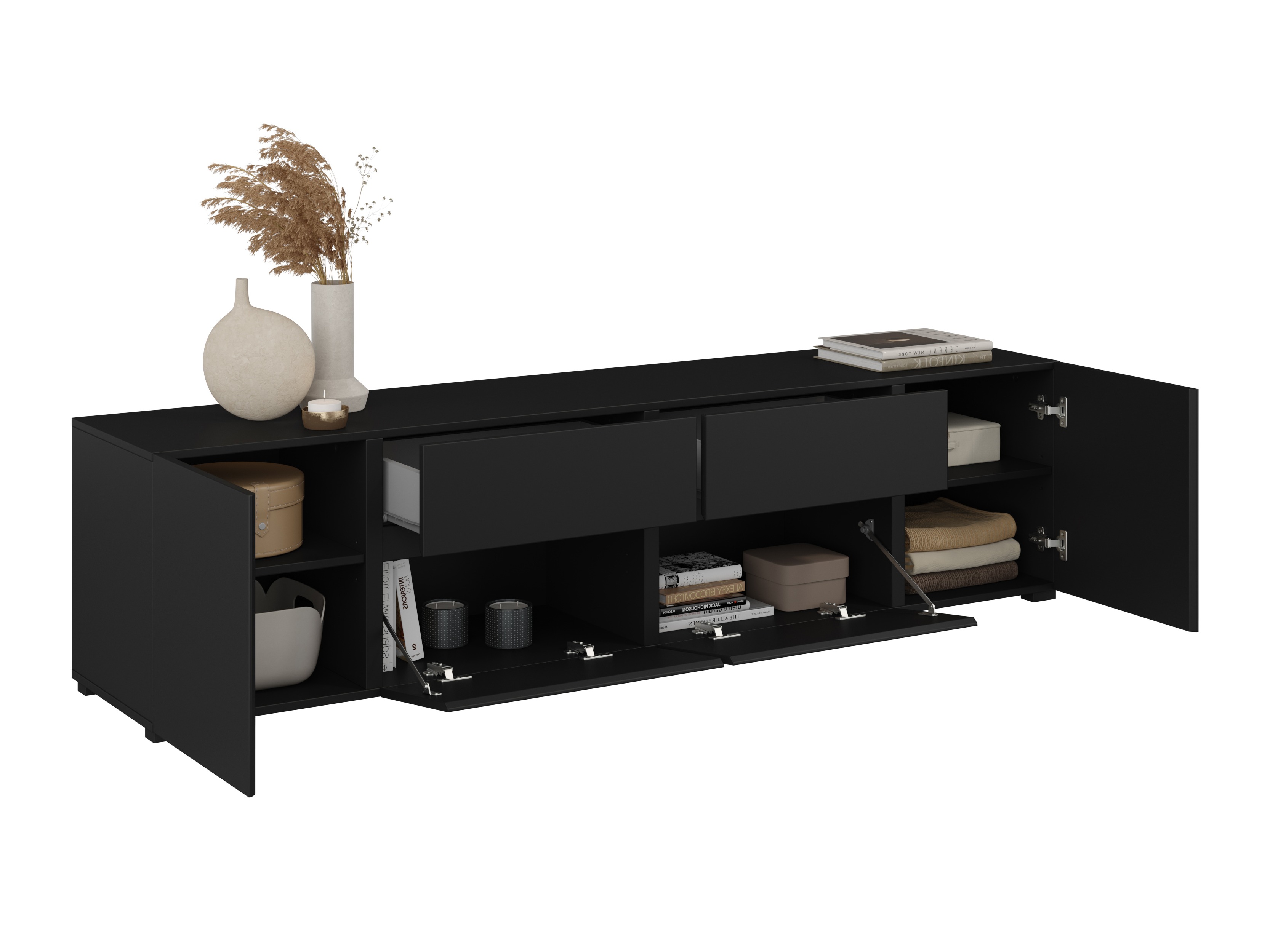 Meuble TV Elbleve 100 (Noir)