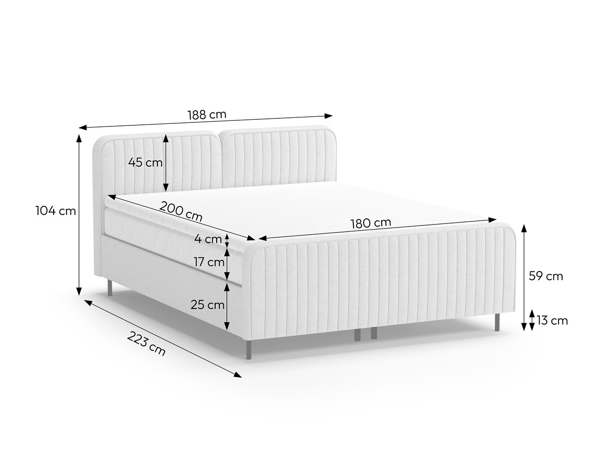 Lit boxspring Margate 127 (Casa 02)