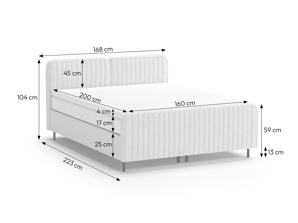 Lit boxspring Margate 127 (Casa 22)