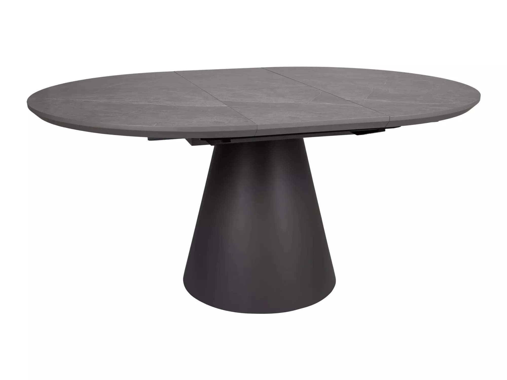 Table Detroit 920 (Marbre gris + Noir)