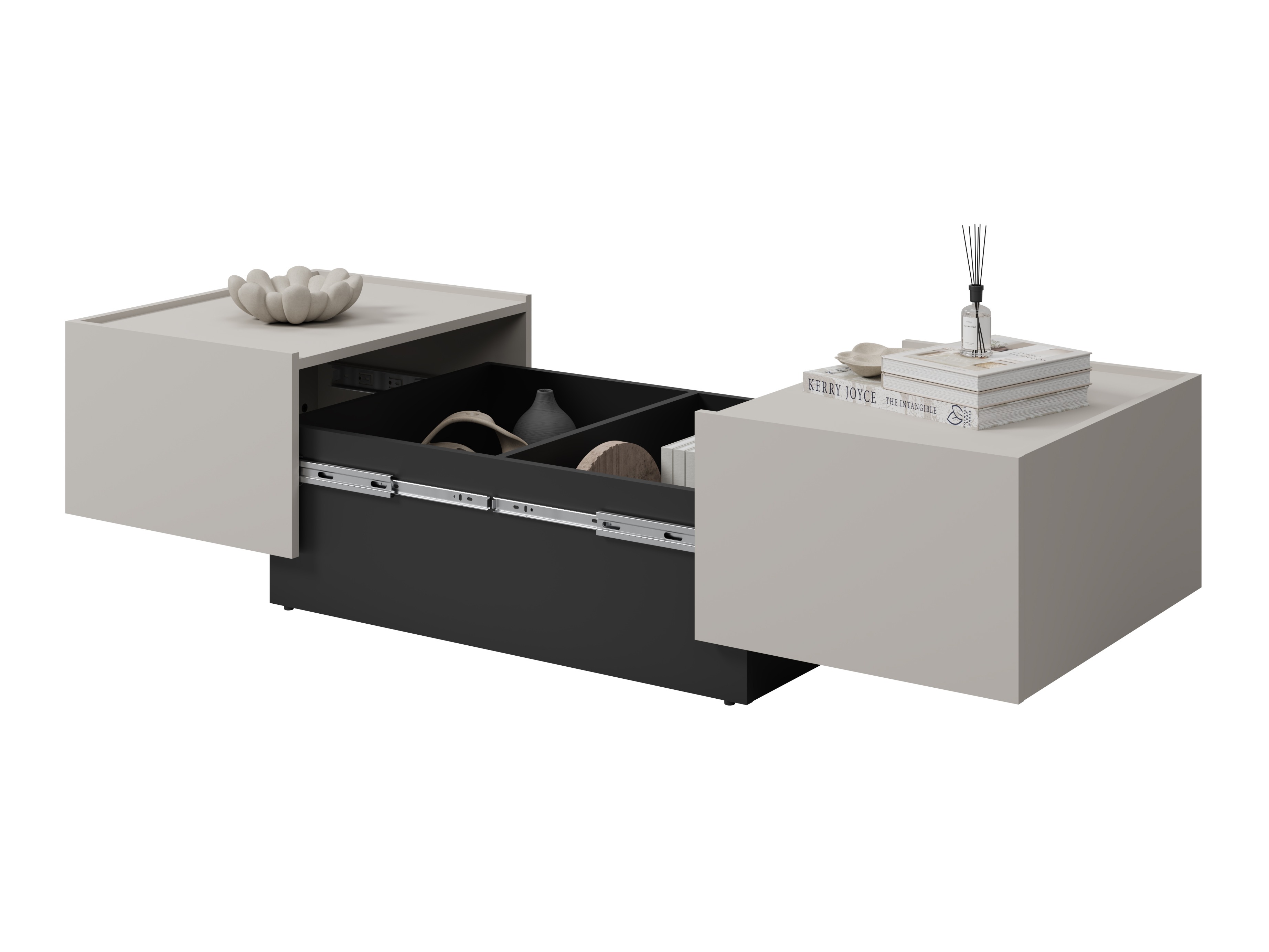 Table basse transformateur Austin 380 (Cachemire + Noir)
