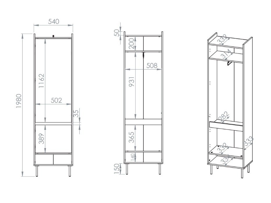 Armoire Tivorlo 100