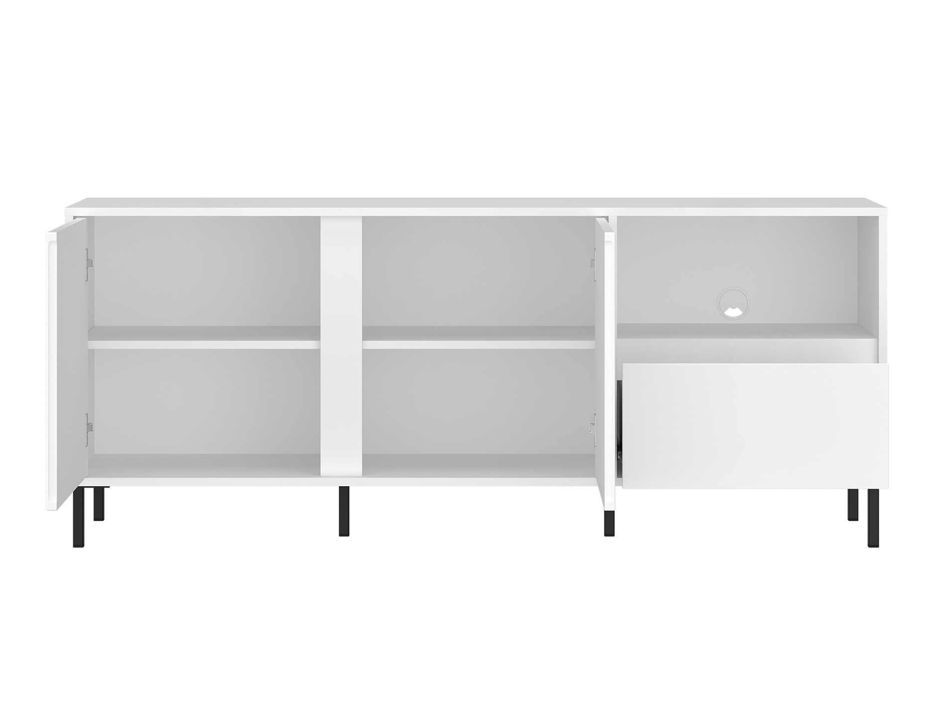Meuble TV Ruvrevi 100 (Blanc)