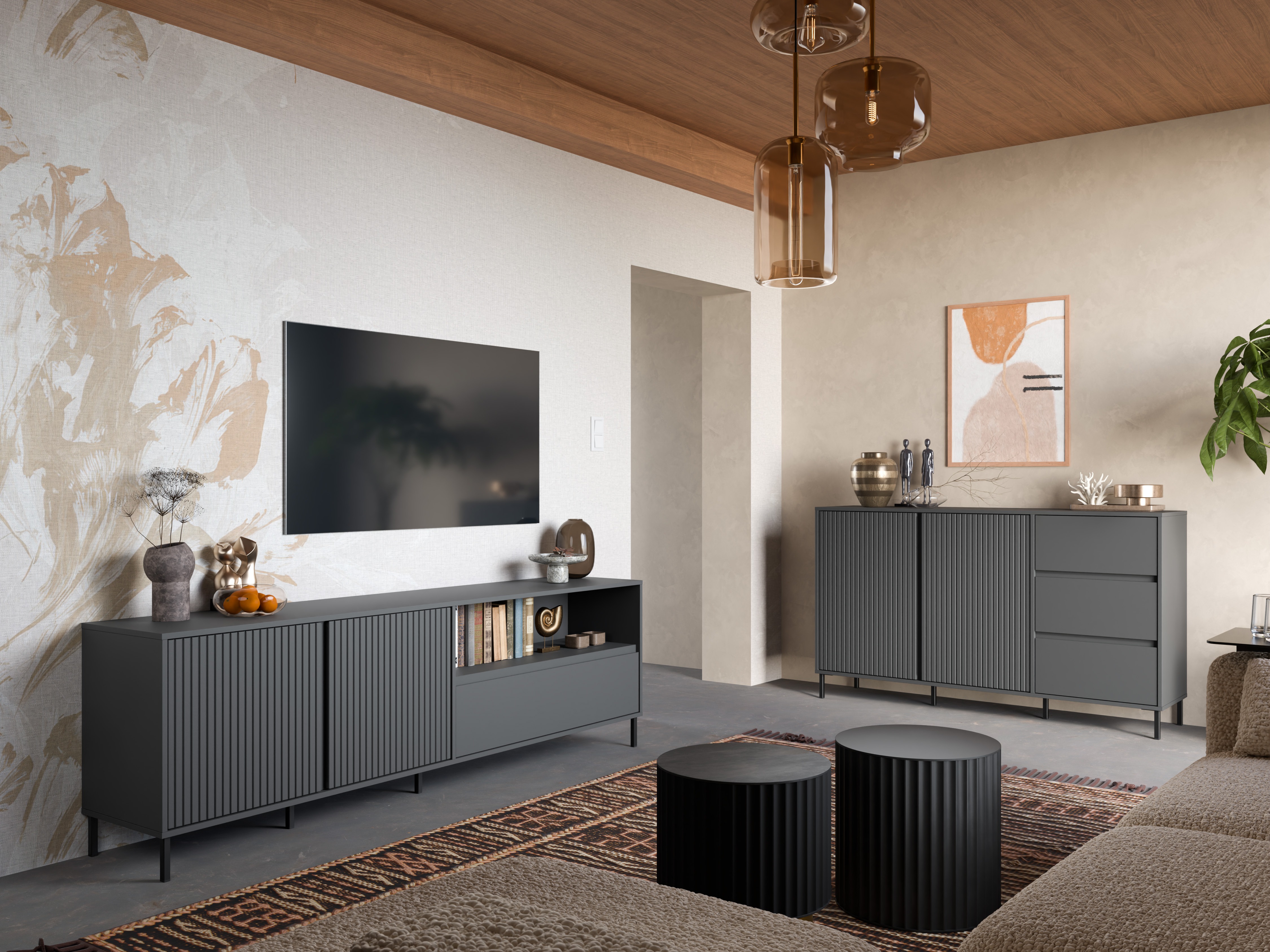 Commode Ruvrevi 102 (Anthracite)