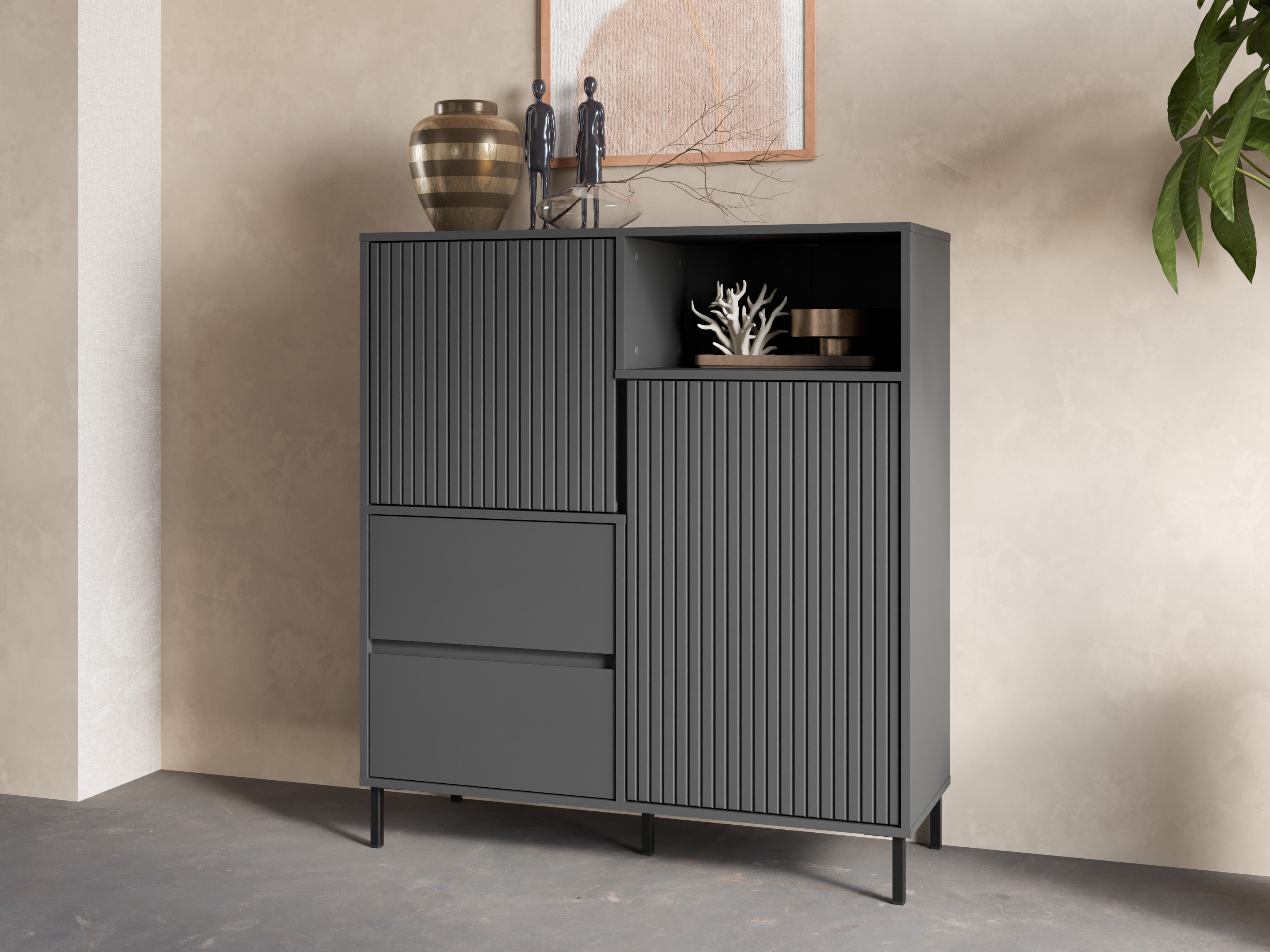 Commode Ruvrevi 104 (Anthracite)