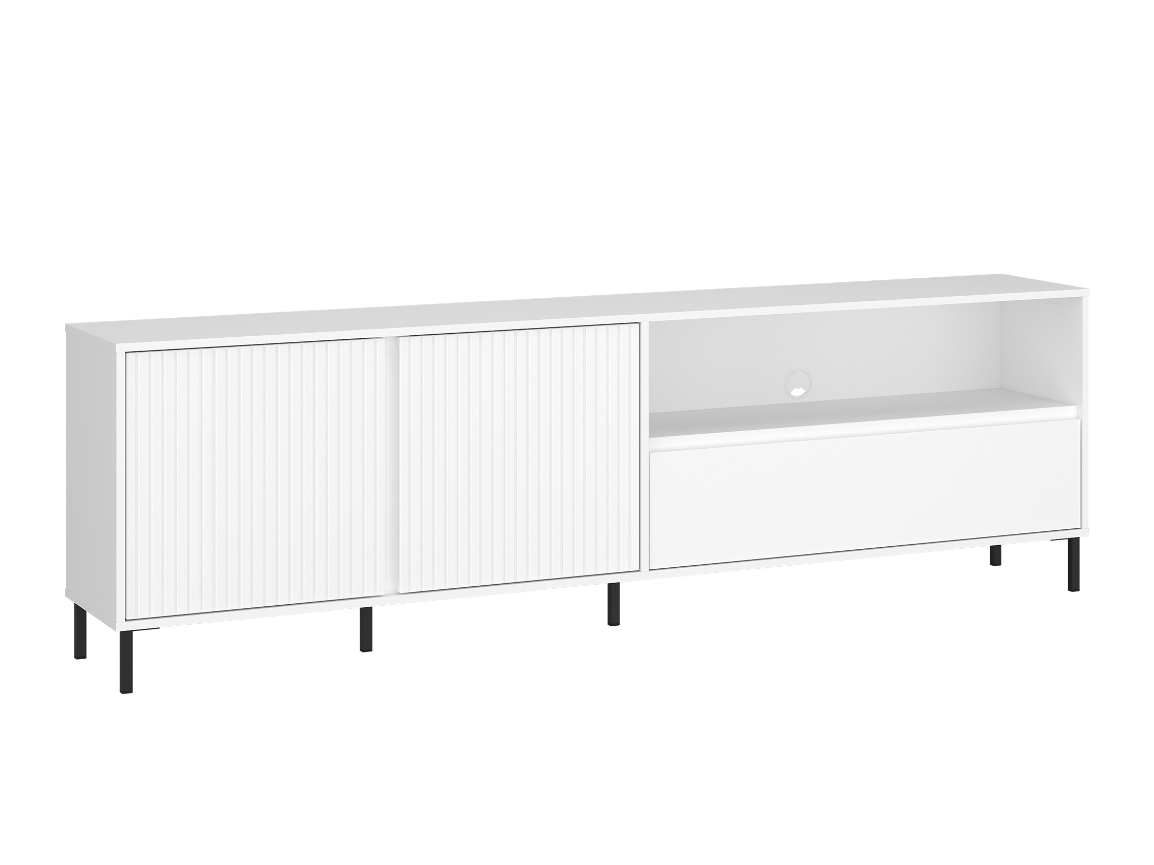 Meuble TV Ruvrevi 101 (Blanc)