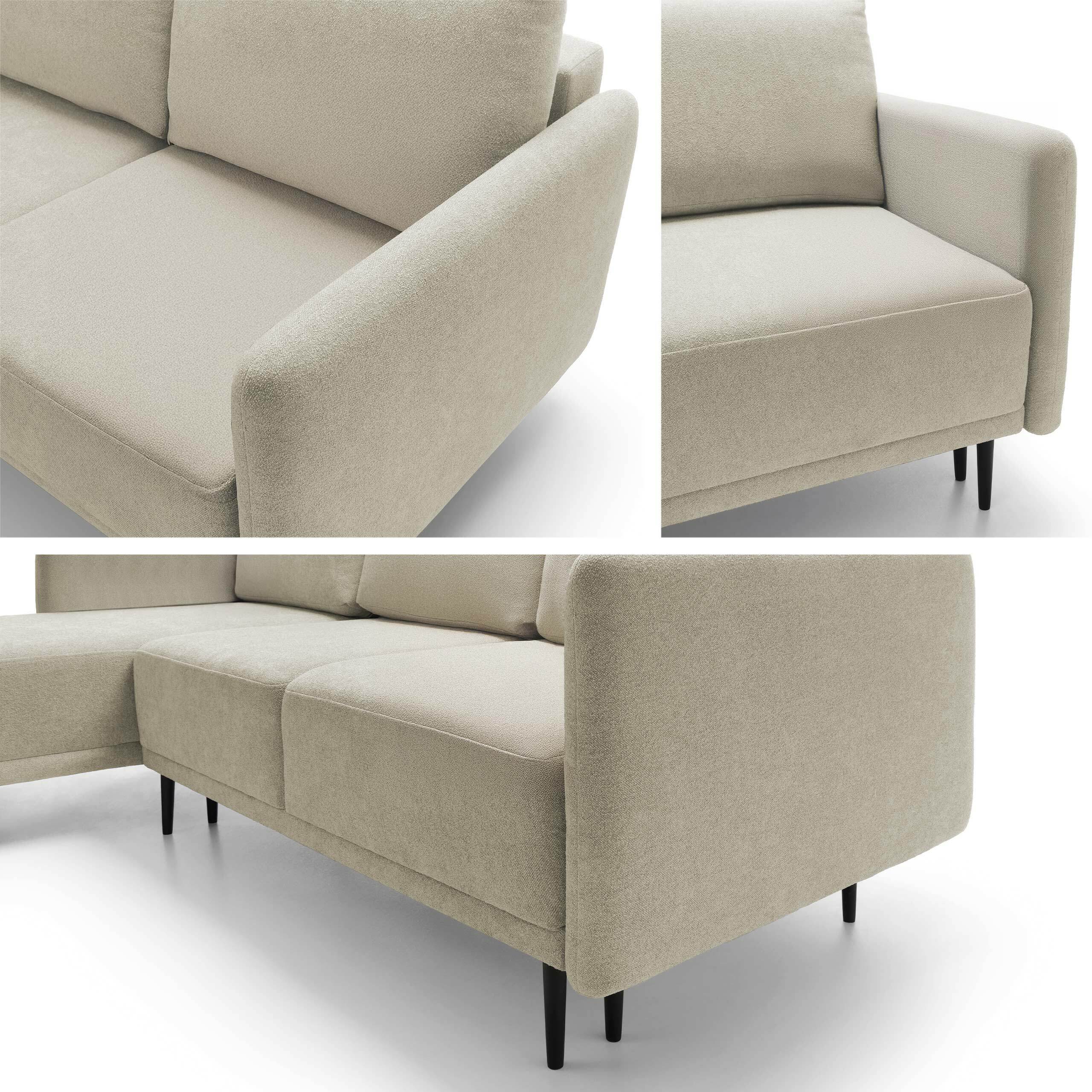 Canapé d'angle ComfiDream Clarora (Sicuro 50)