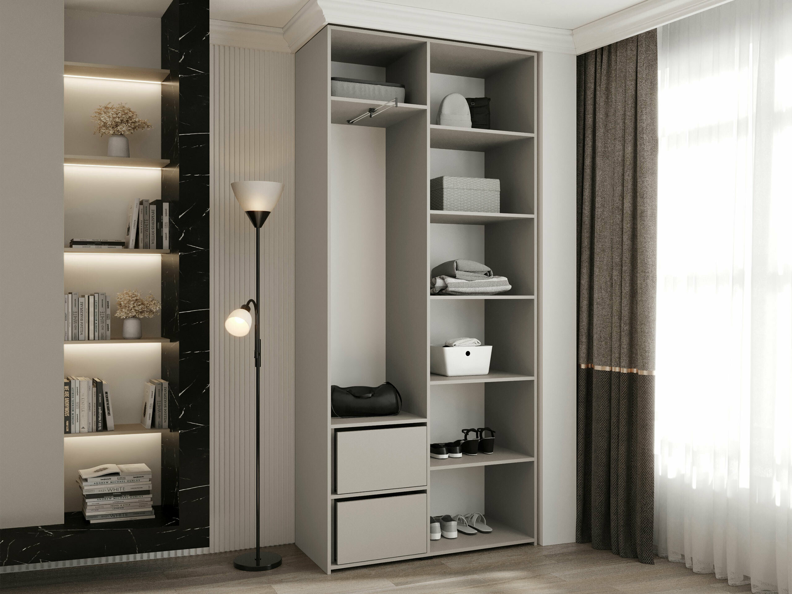 Armoire Hartford 572 (Blanc)