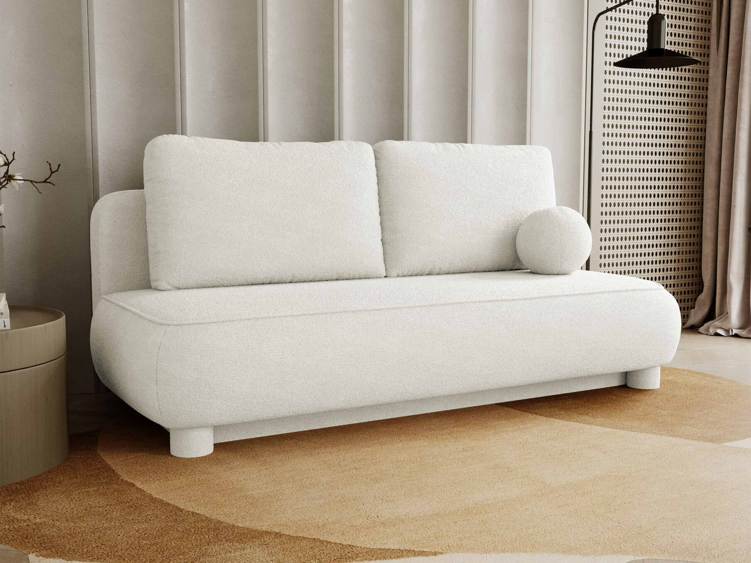Canapé convertible TrendyNest Canora (Coral 15)