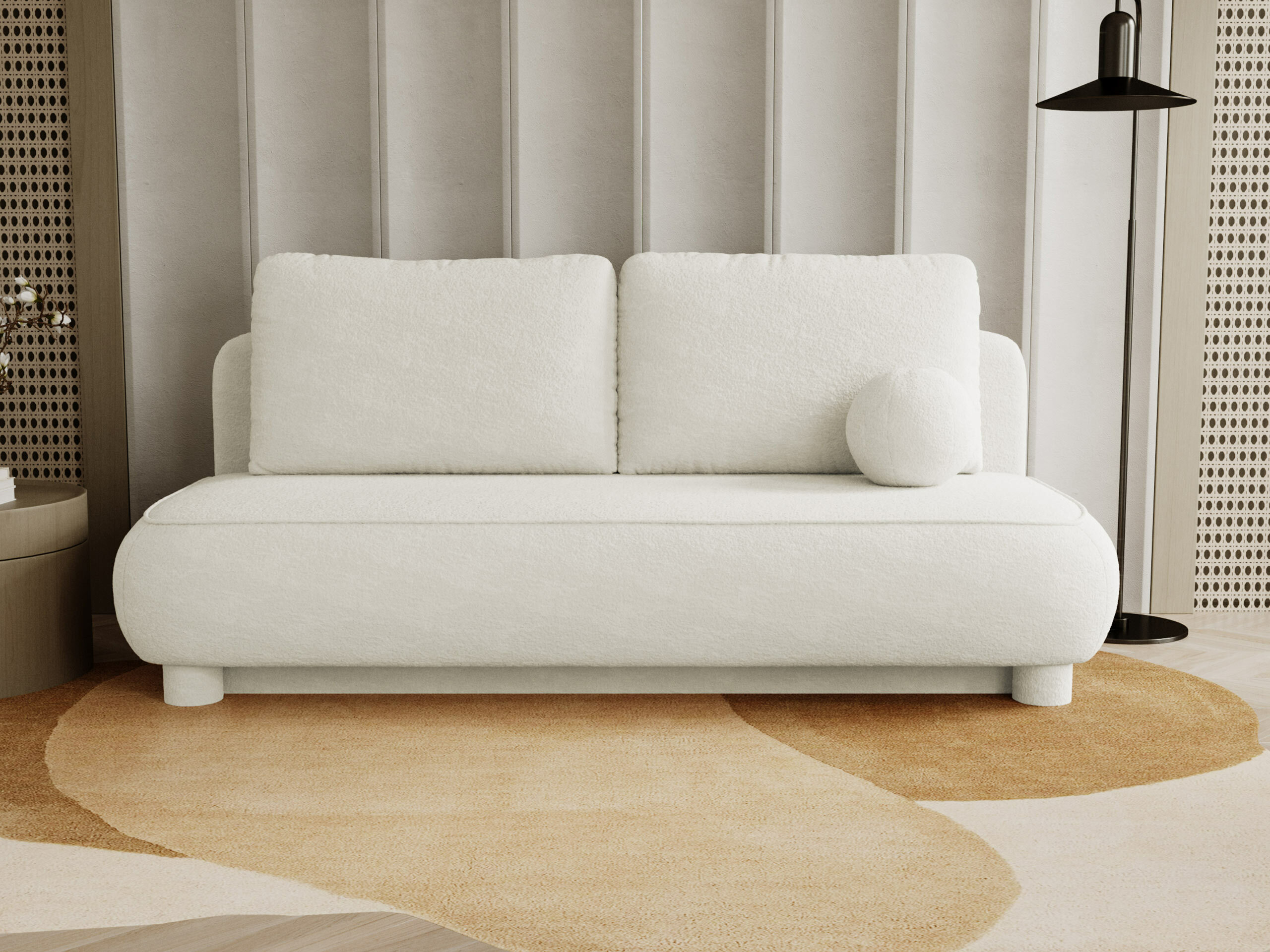 Canapé convertible TrendyNest Canora (Coral 15)
