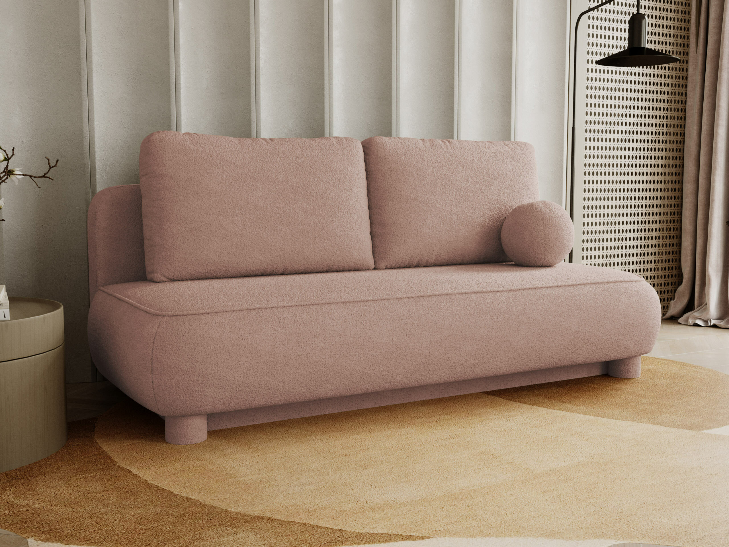 Canapé convertible TrendyNest Canora (Coral 45)