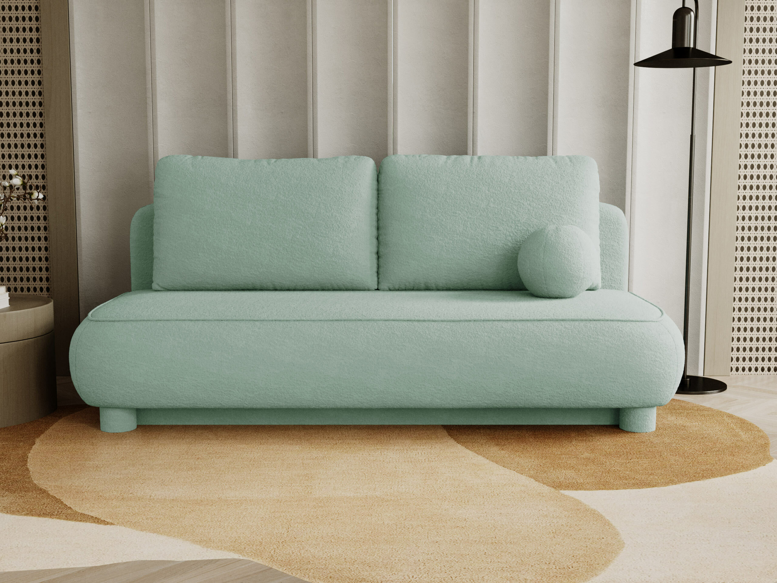Canapé convertible TrendyNest Canora (Coral 55)