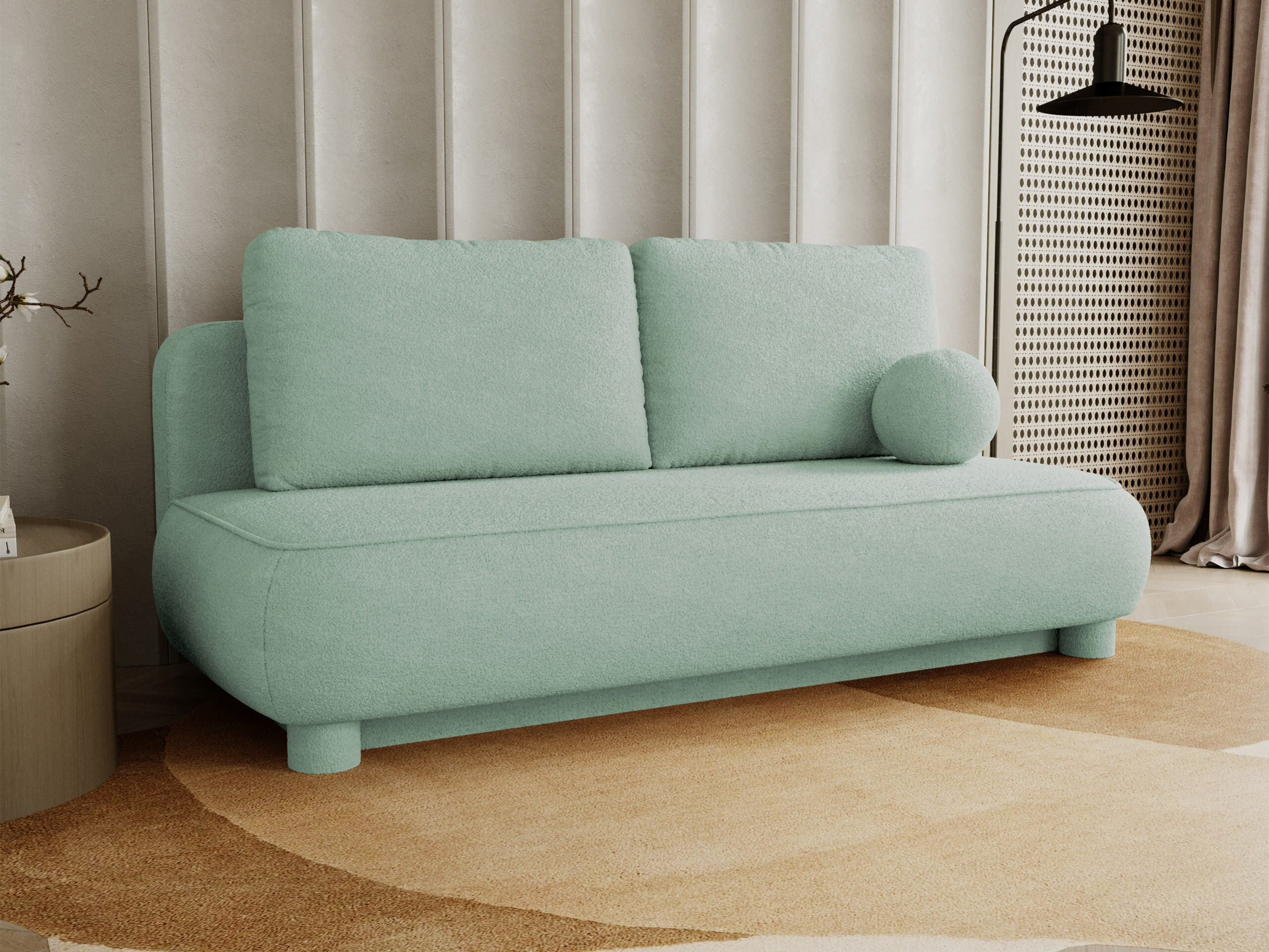 Canapé convertible TrendyNest Canora (Coral 55)
