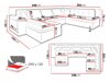 Canapé d'angle Comfivo 141 (Soft 011 + Lux 05 + Lux 06)