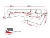Canapé d'angle Comfivo 149 (Lux 03)