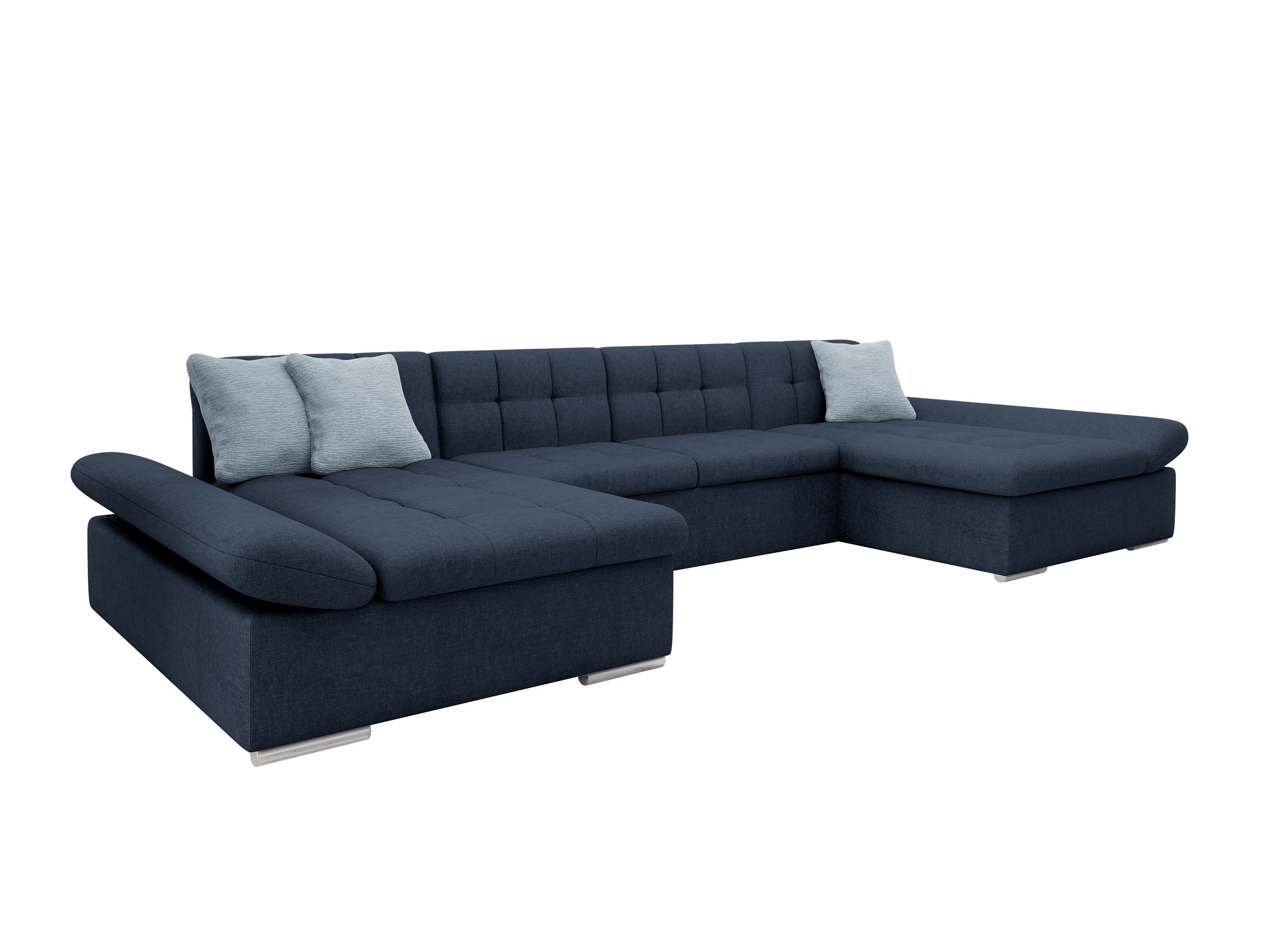 Canapé d'angle Comfivo Ficus II (Maya 09 + Mokka 71)