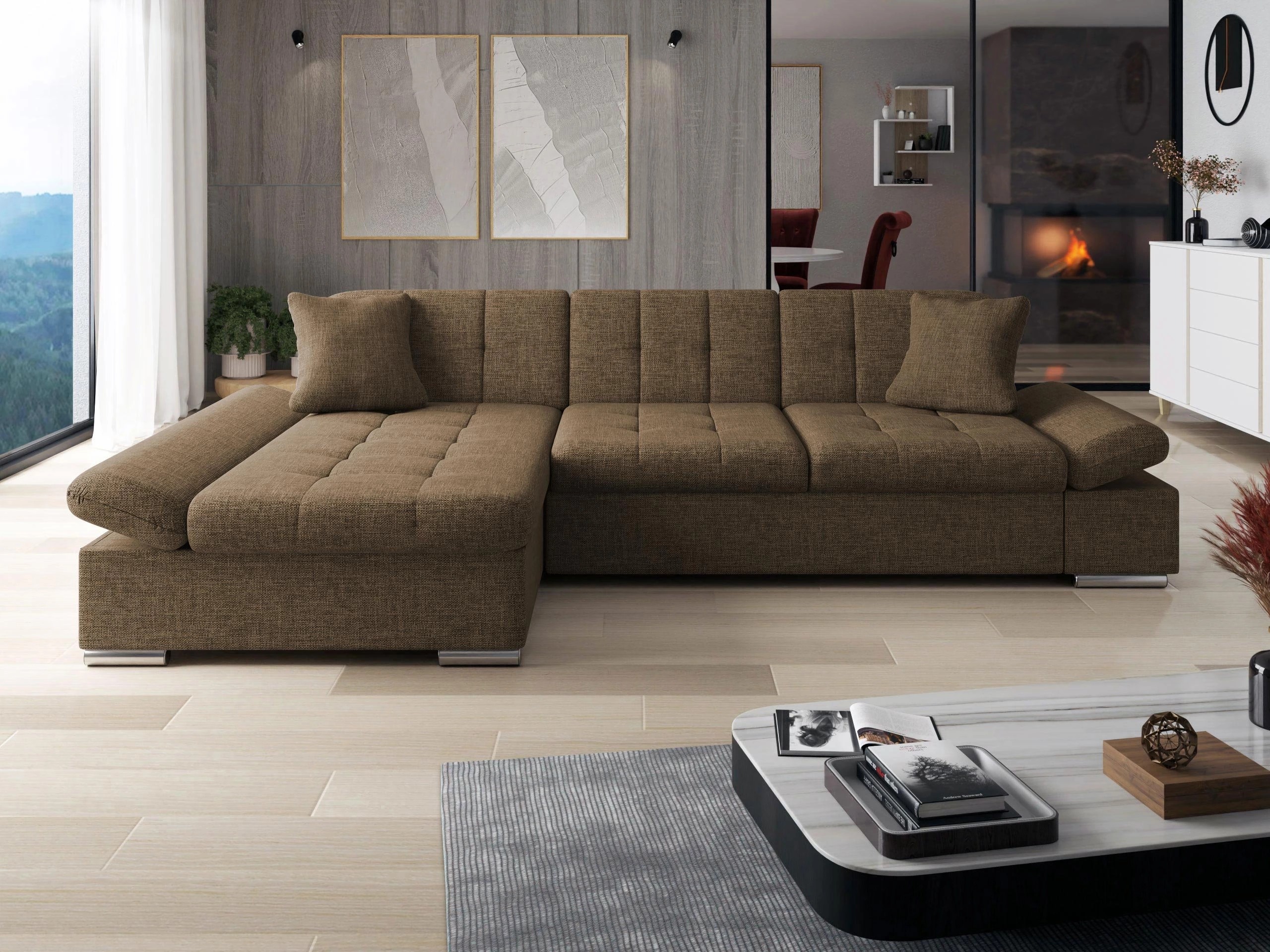 Canapé d'angle Comfivo Sanitas (Lux 03)