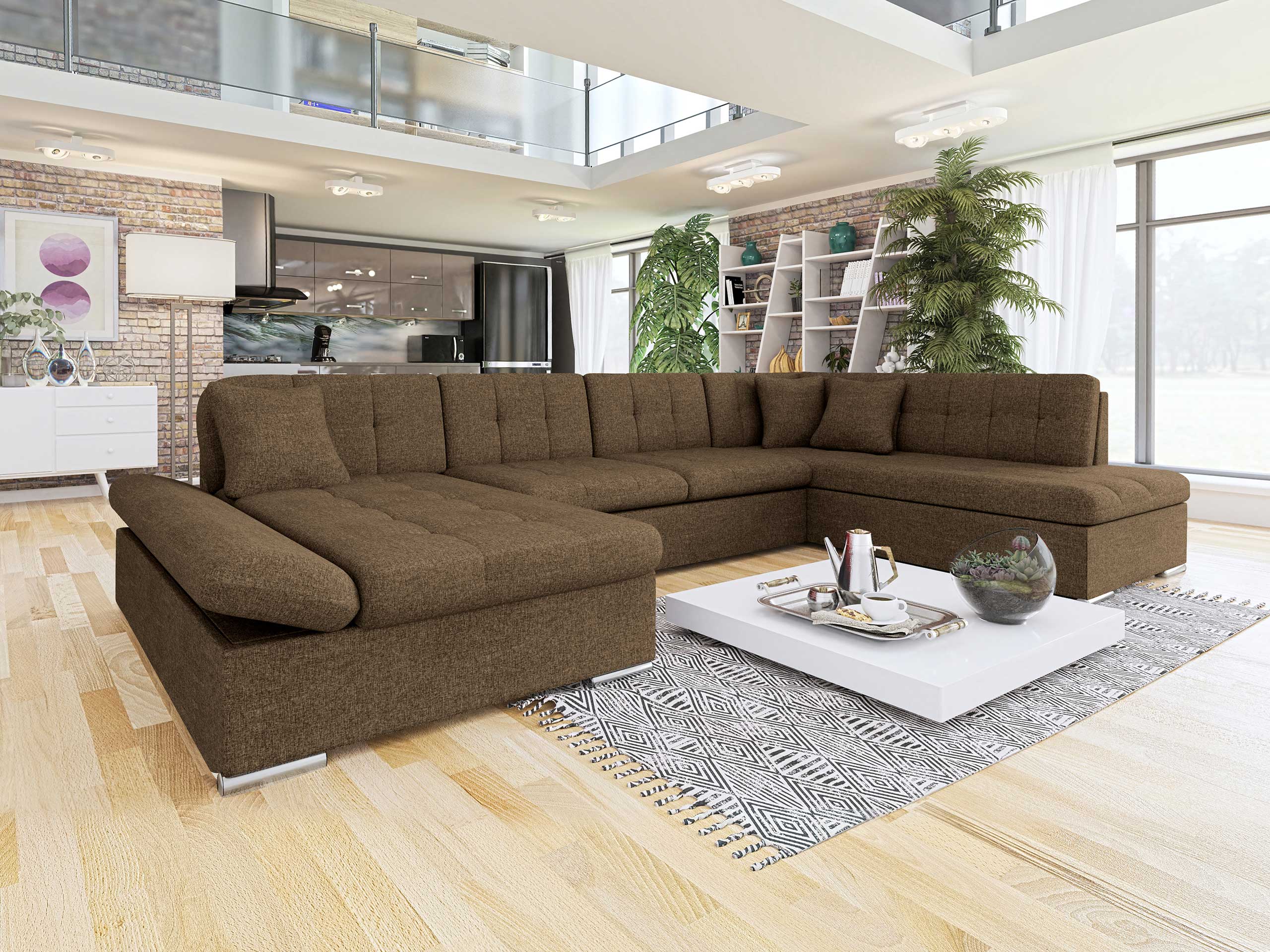 Canapé d'angle Comfivo Tilia (Lux 03)