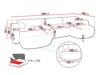 Canapé d'angle Comfivo 480 (Velo 623)