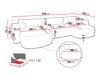 Canapé d'angle Comfivo 480 (Velo 635)