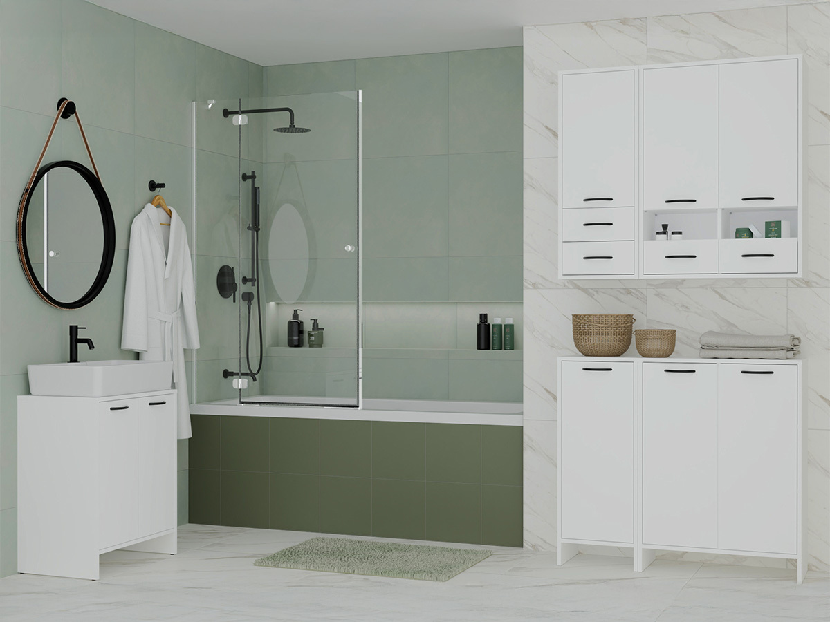 Armoire de lavabo à poser Servou 104