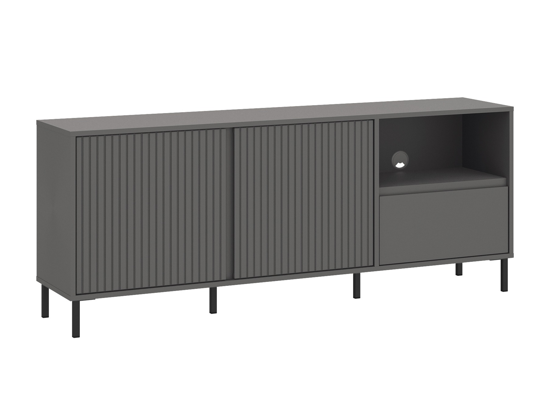 Meuble TV Ruvrevi 100 (Anthracite)