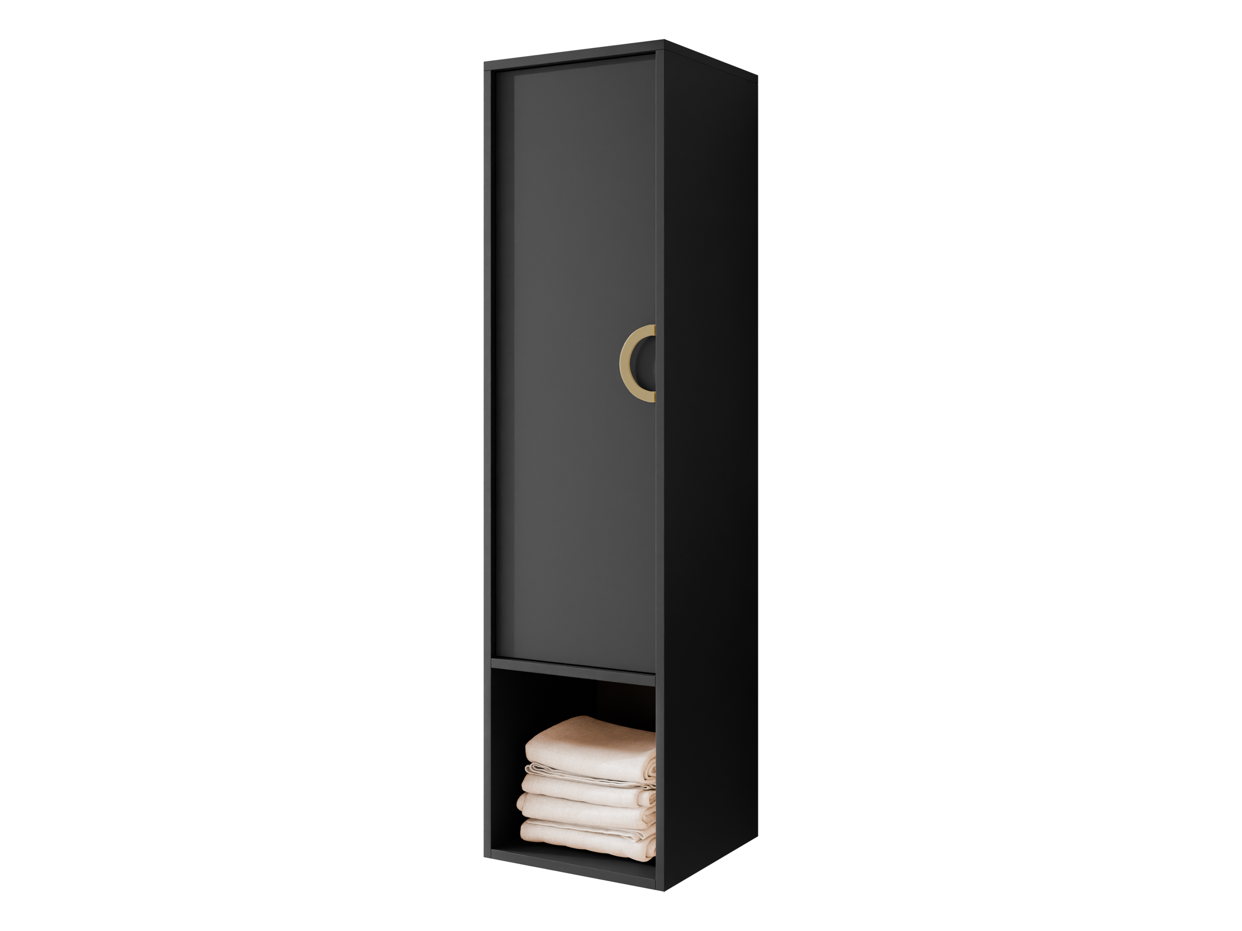 Armoire de salle de bain murale Sodalis (Noir)