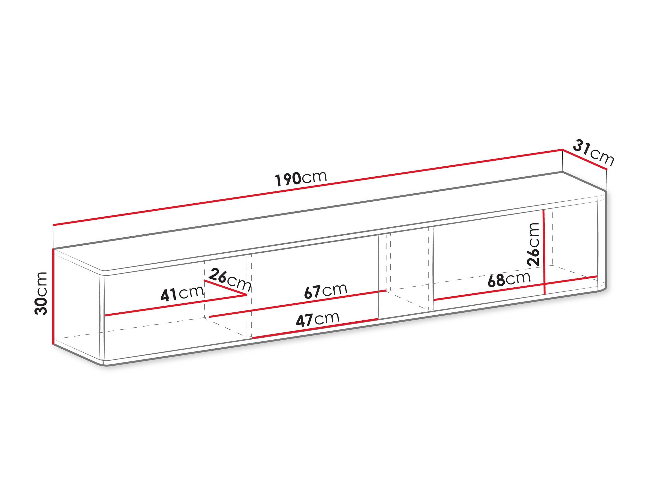 Meuble TV Dormele 102