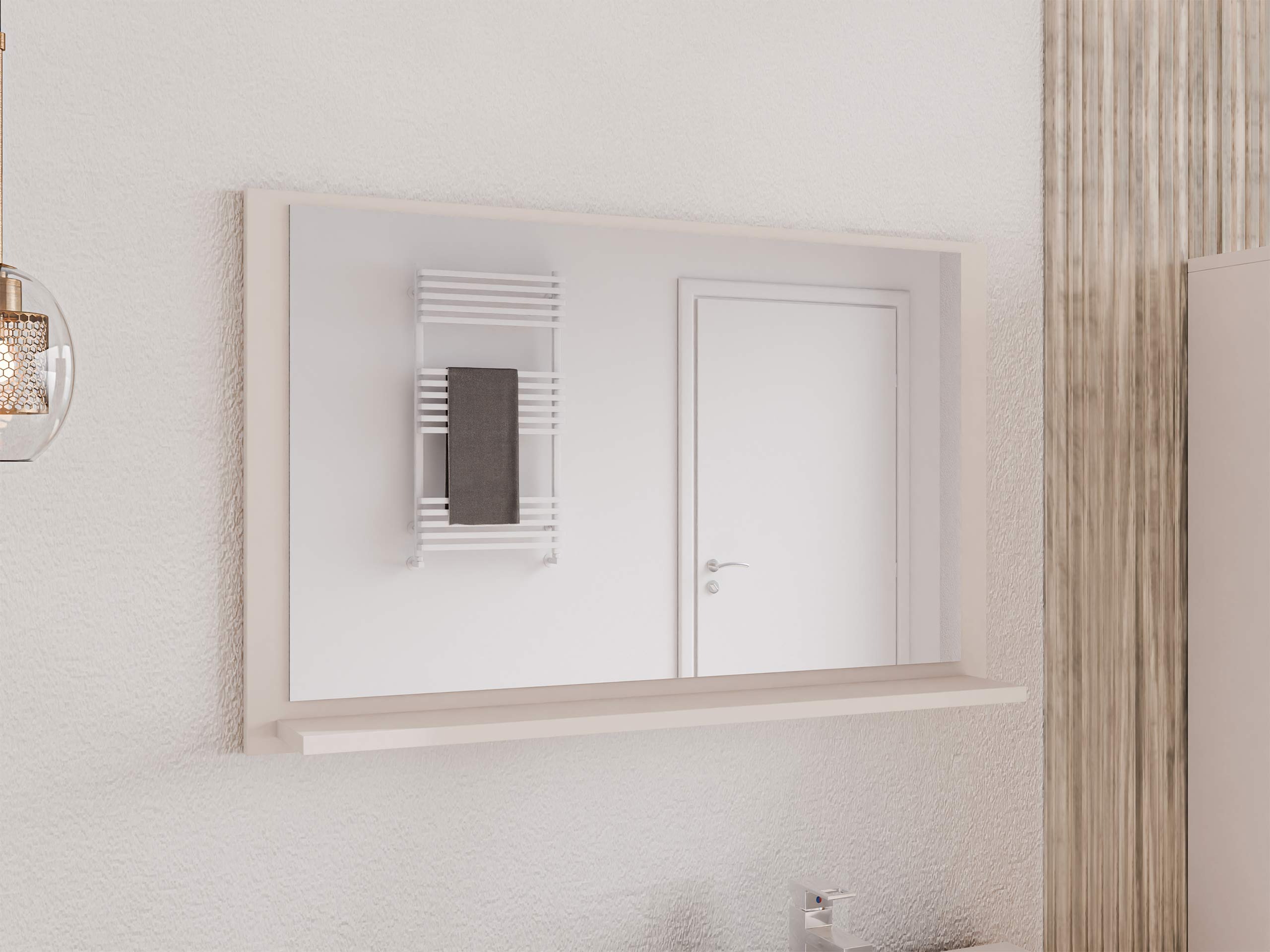 Miroir de salle de bain Sodalis (Cachemire)