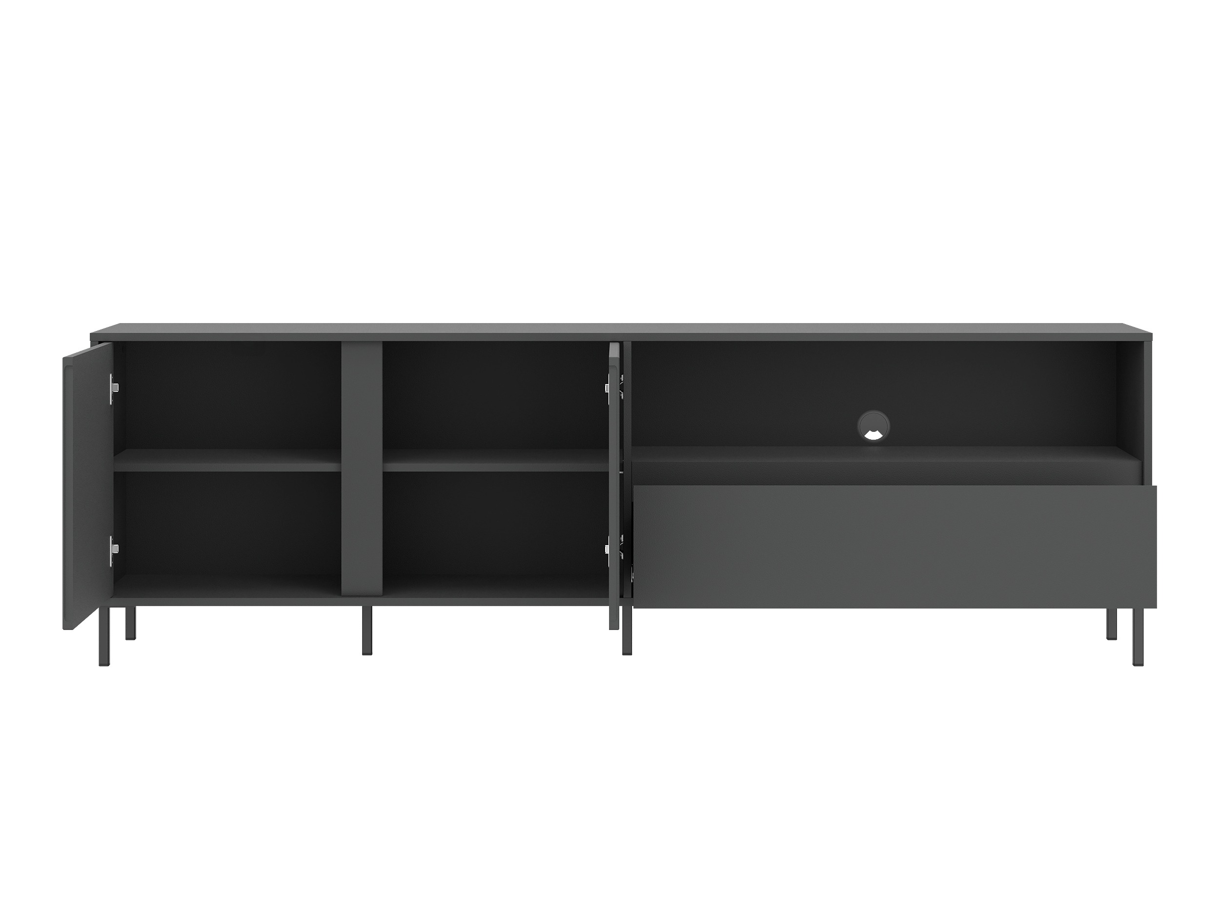 Meuble TV Ruvrevi 101 (Anthracite)
