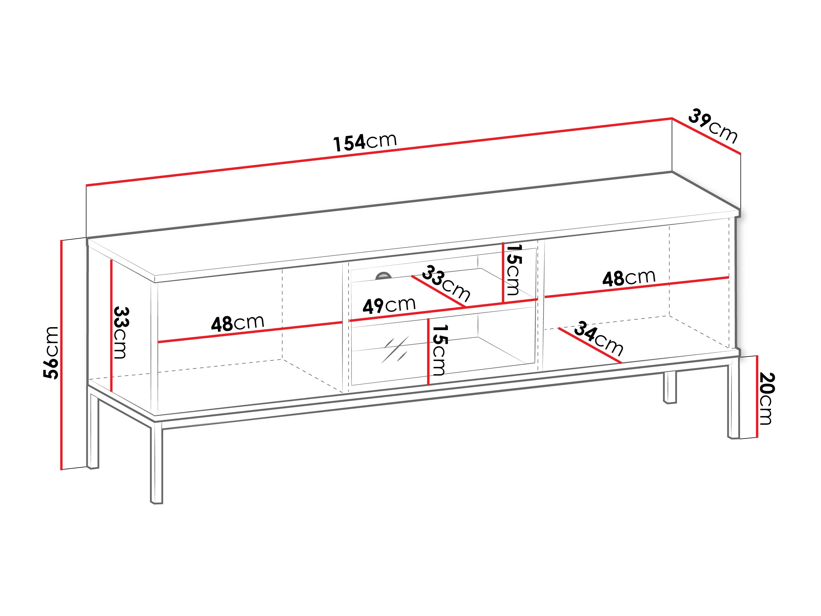 Meuble TV Soferi 111 (Cachemire)