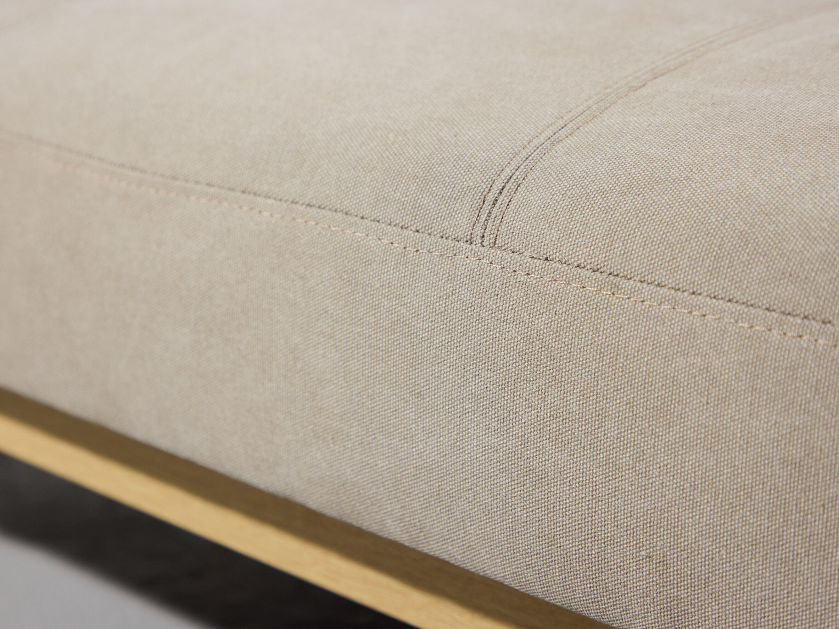 Canapé convertible Dallas 1710 (Beige + Chêne)