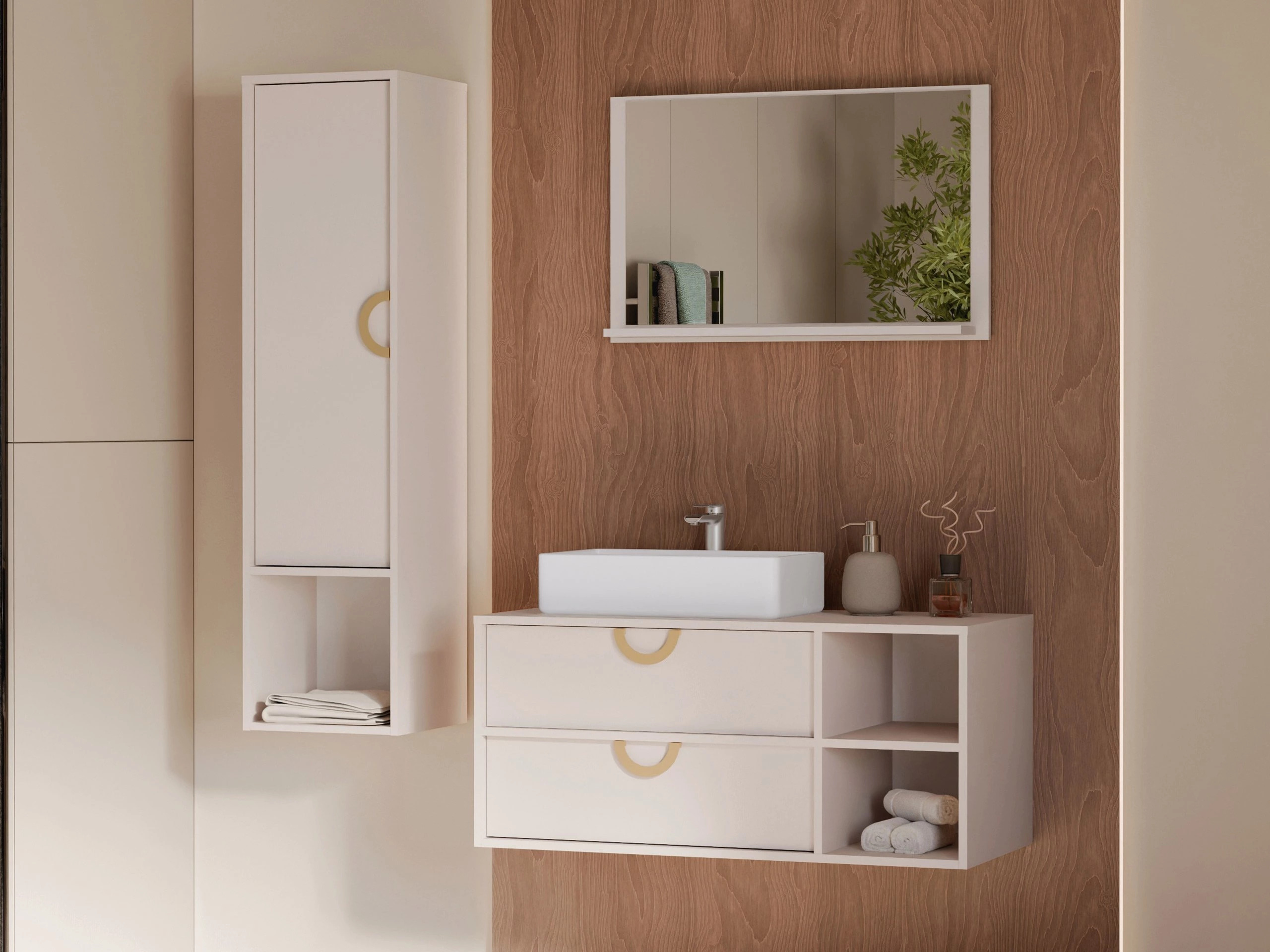 Ensemble de salle de bain Sodalis (Cachemire)