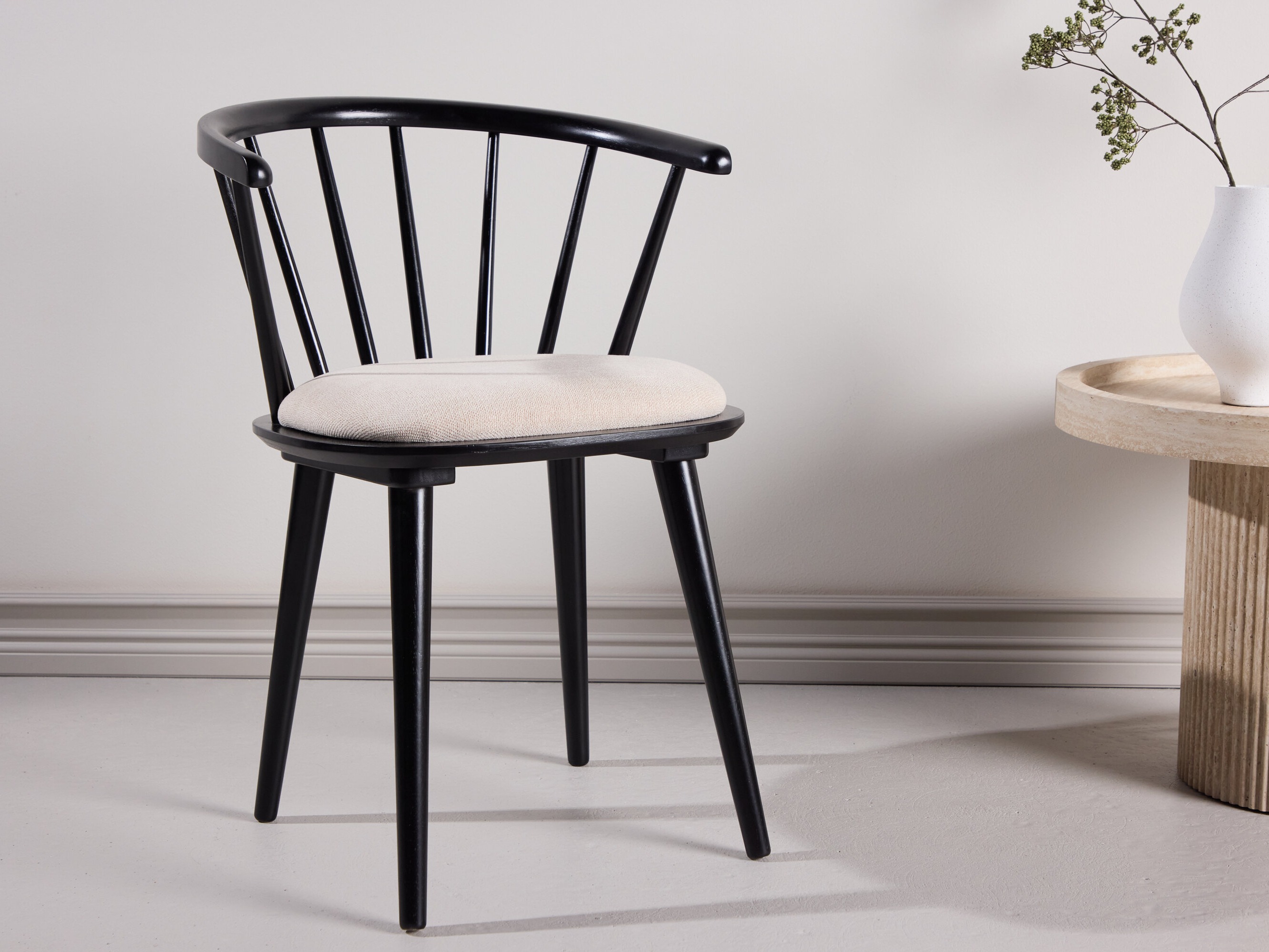 Chaise Dallas 4953 (Noir + Beige)