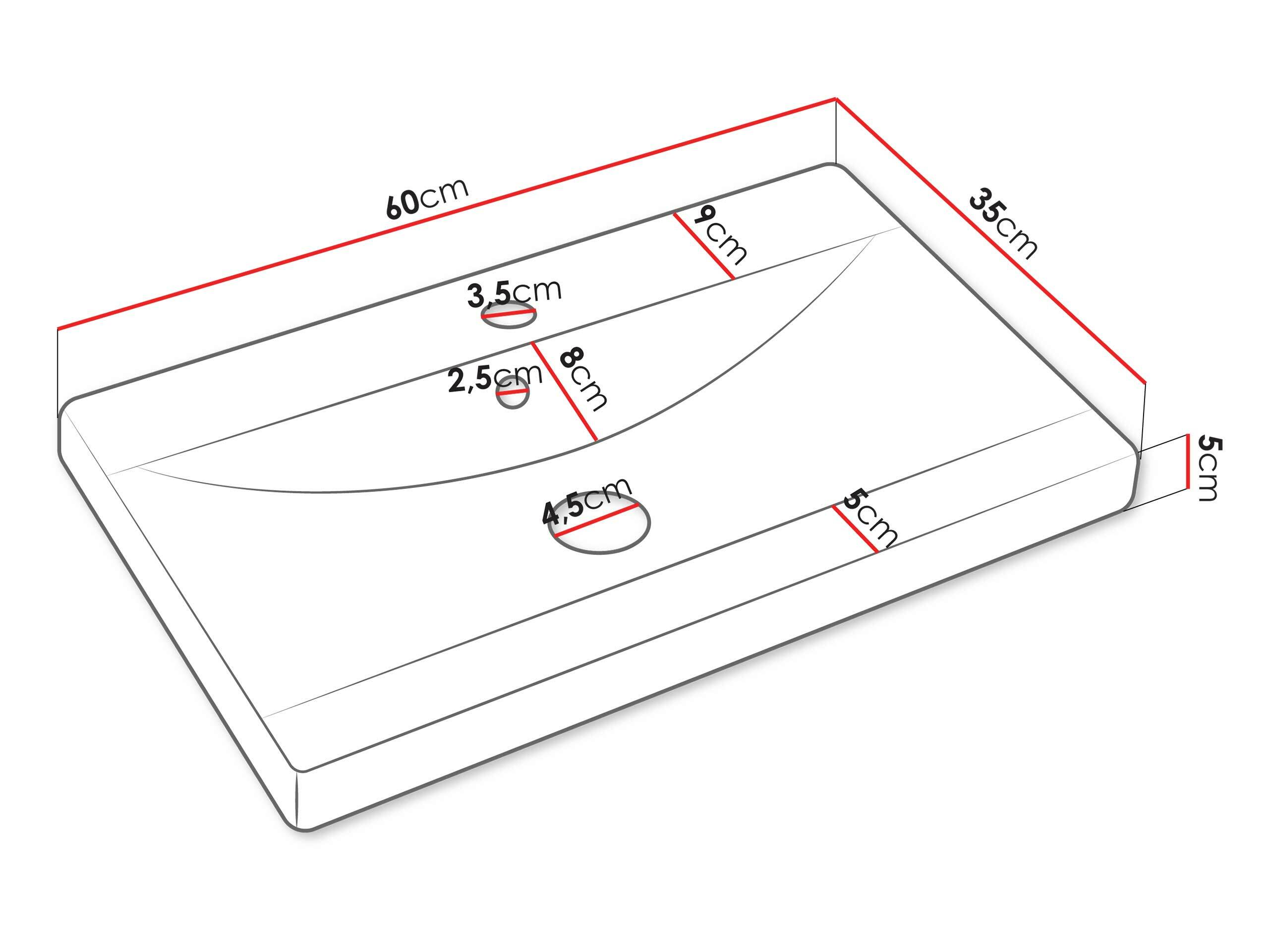 Ensemble de salle de bain Sarasota 140 (Matera gris + Châtaigne)