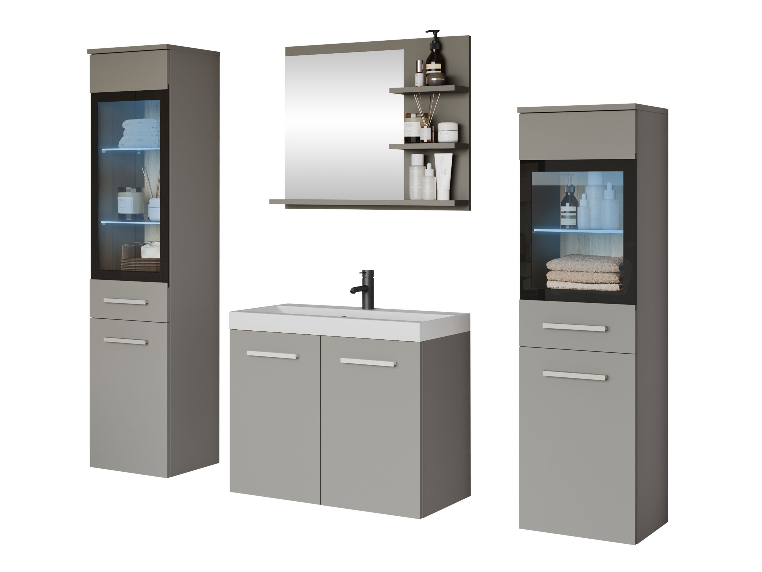 Ensemble de salle de bain Sarasota 141 (Gris)