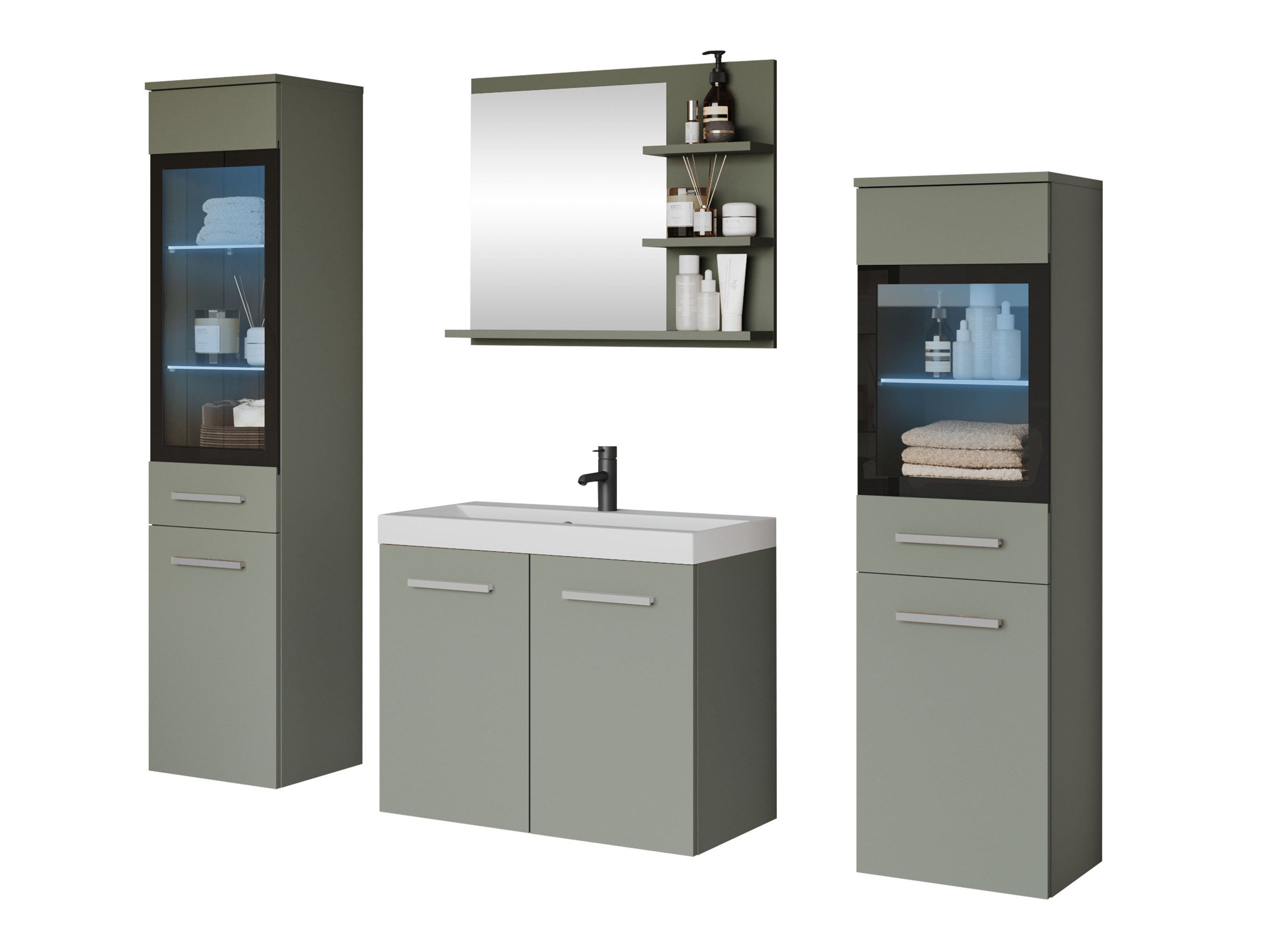 Ensemble de salle de bain Sarasota 141 (Vert poussiéreux)