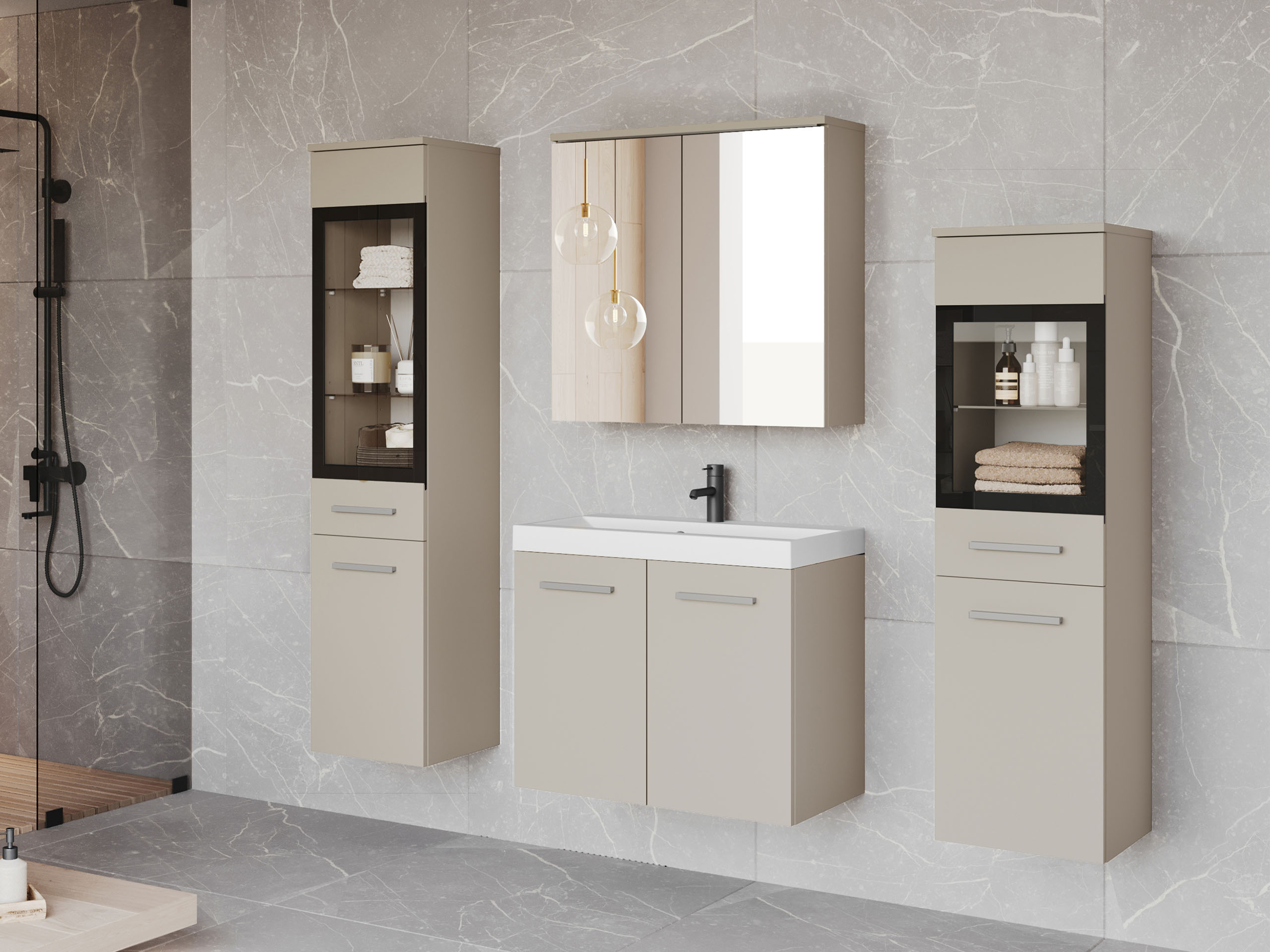 Ensemble de salle de bain Scientia III (Cachemire)