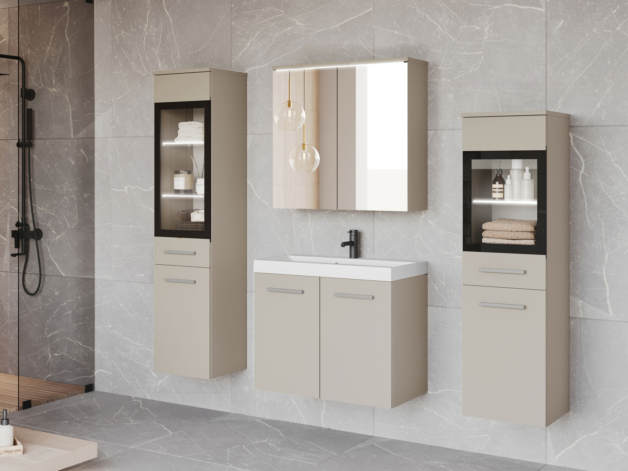 Ensemble de salle de bain Scientia III (Cachemire)
