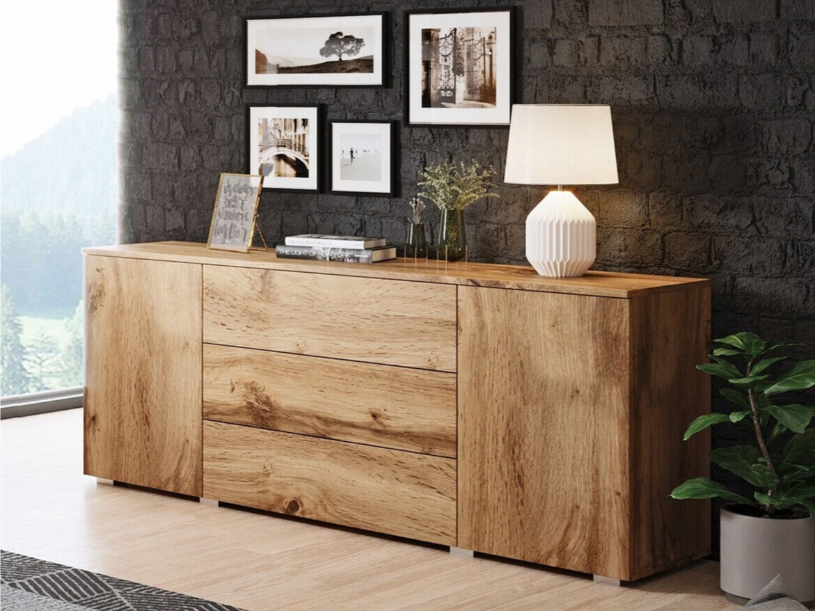 Commode Sarasota 129 (Chêne wotan)