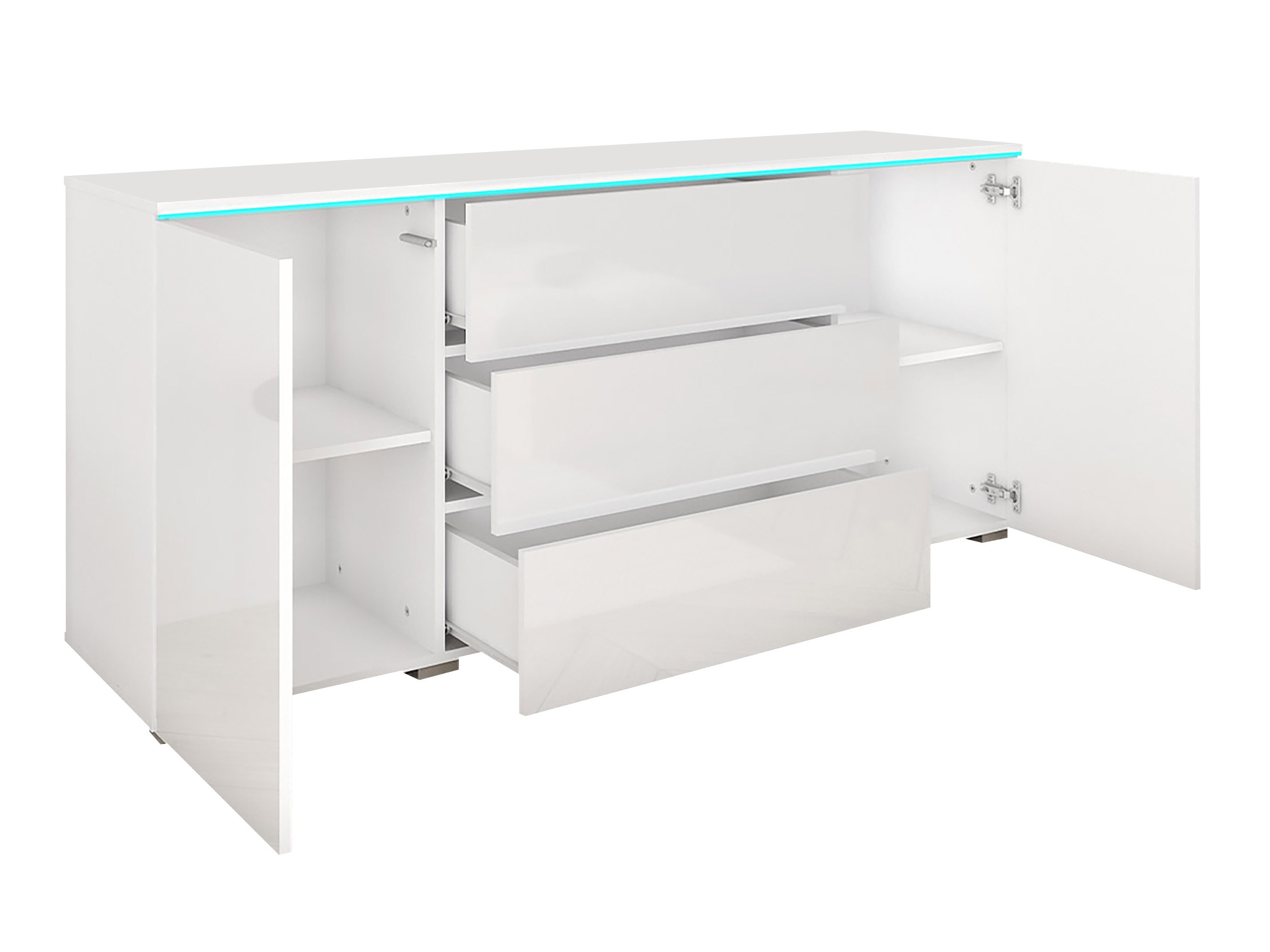 Commode Sarasota 142 (Matera gris + Châtaigne)