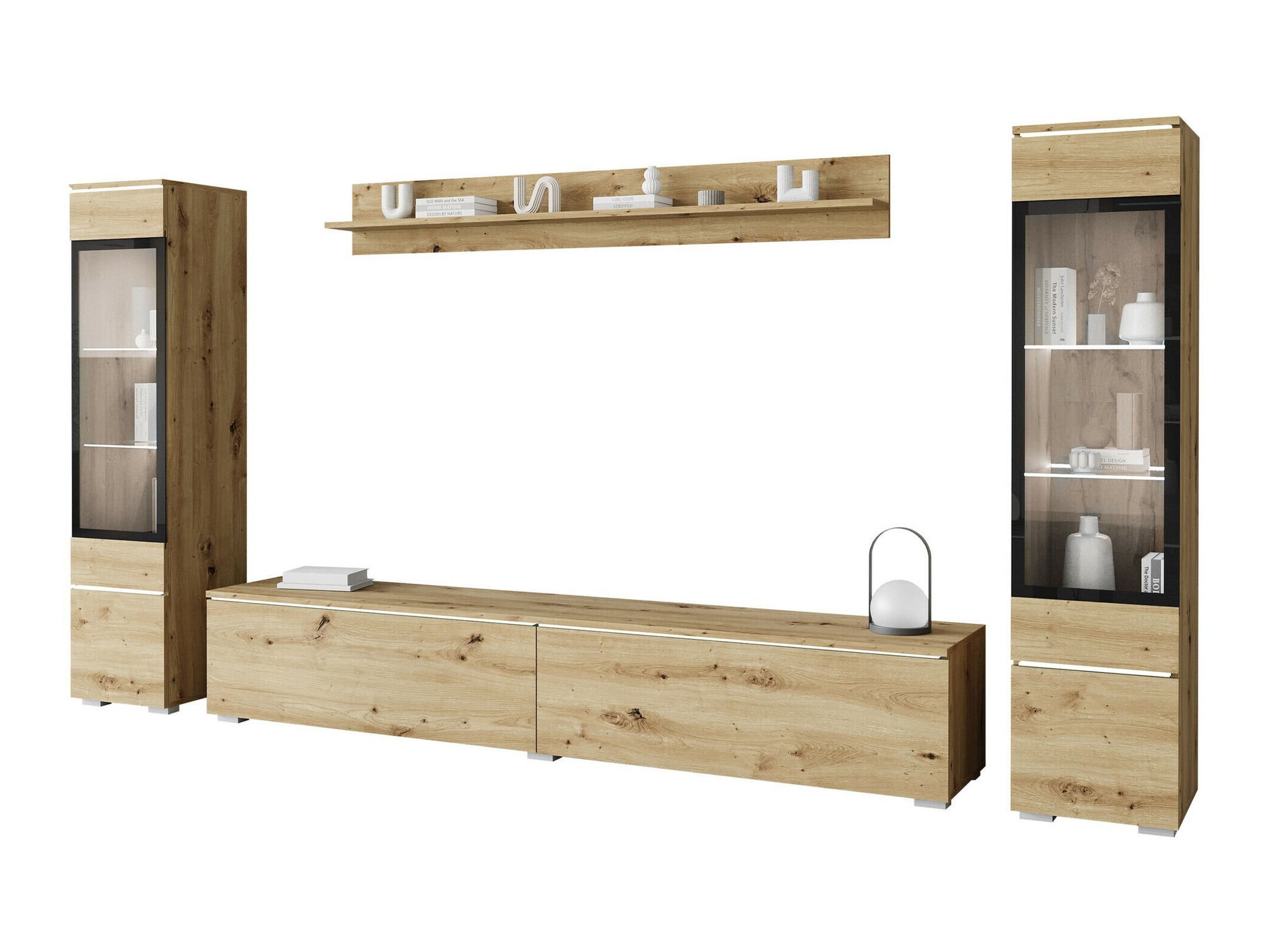 Ensemble de salon Mirfivo 101 (Chêne Artisan)