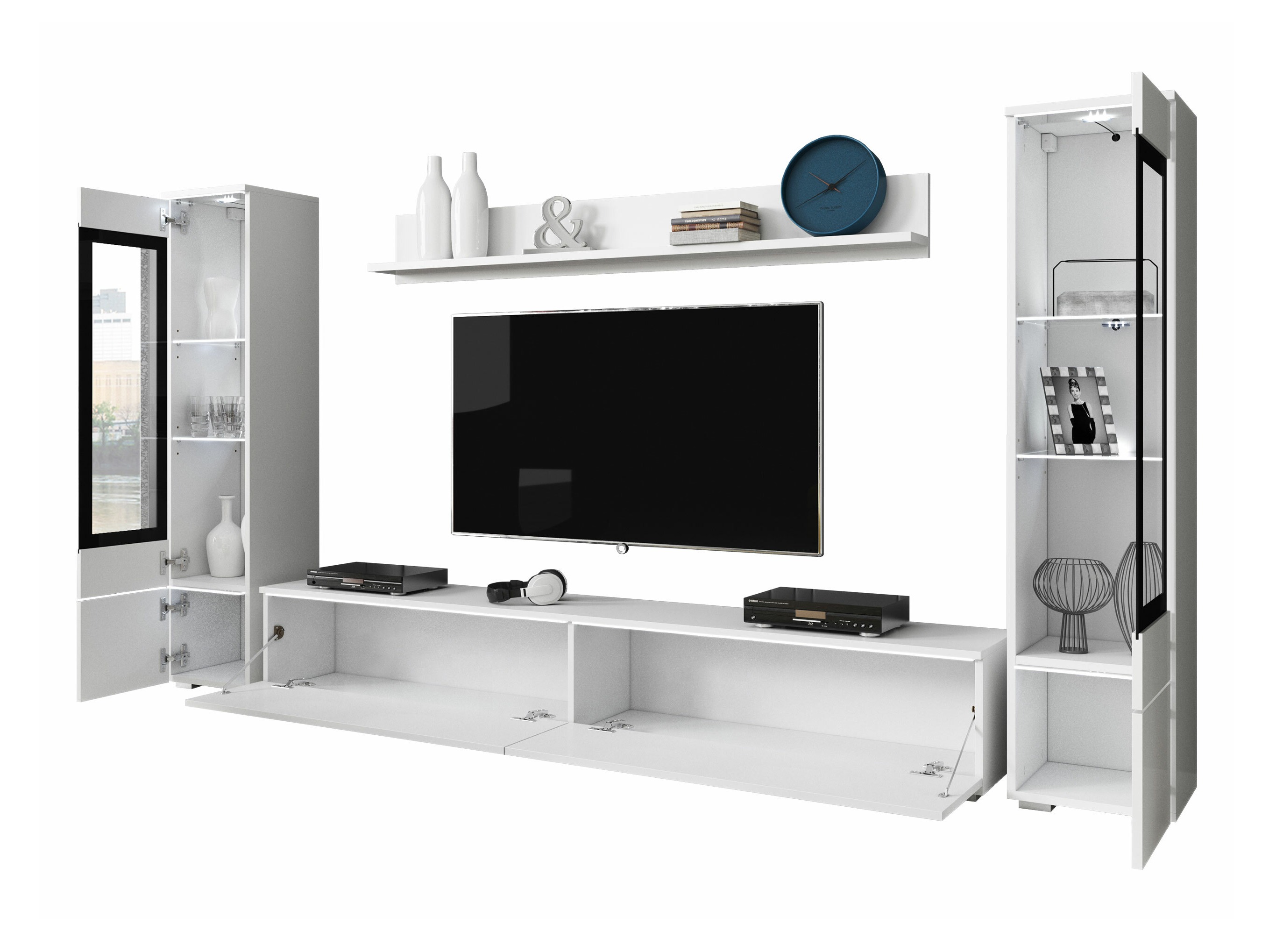 Ensemble de salon Mirfivo 101 (Gris brillant)