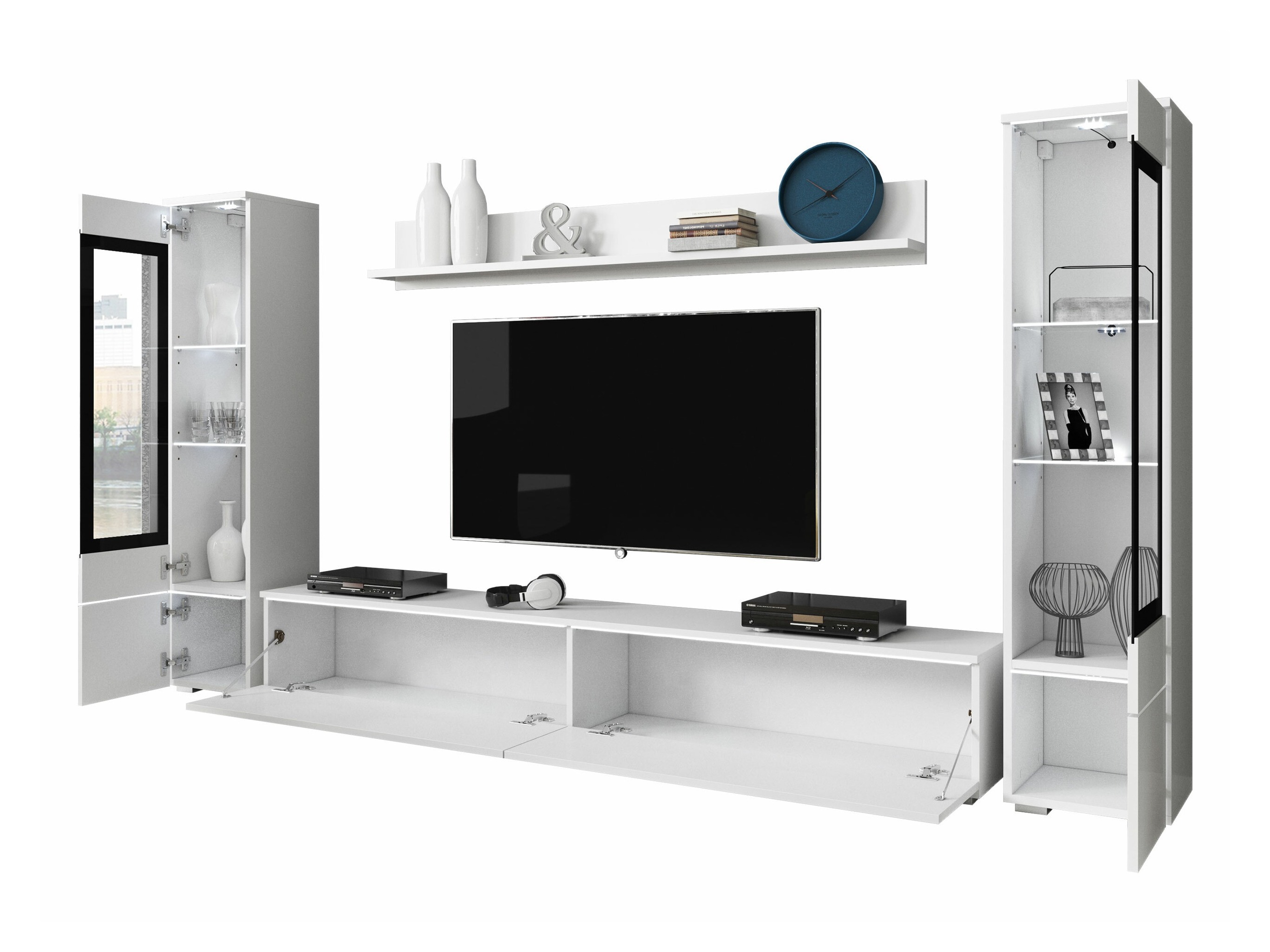 Ensemble de salon Mirfivo 101 (Gris brillant)