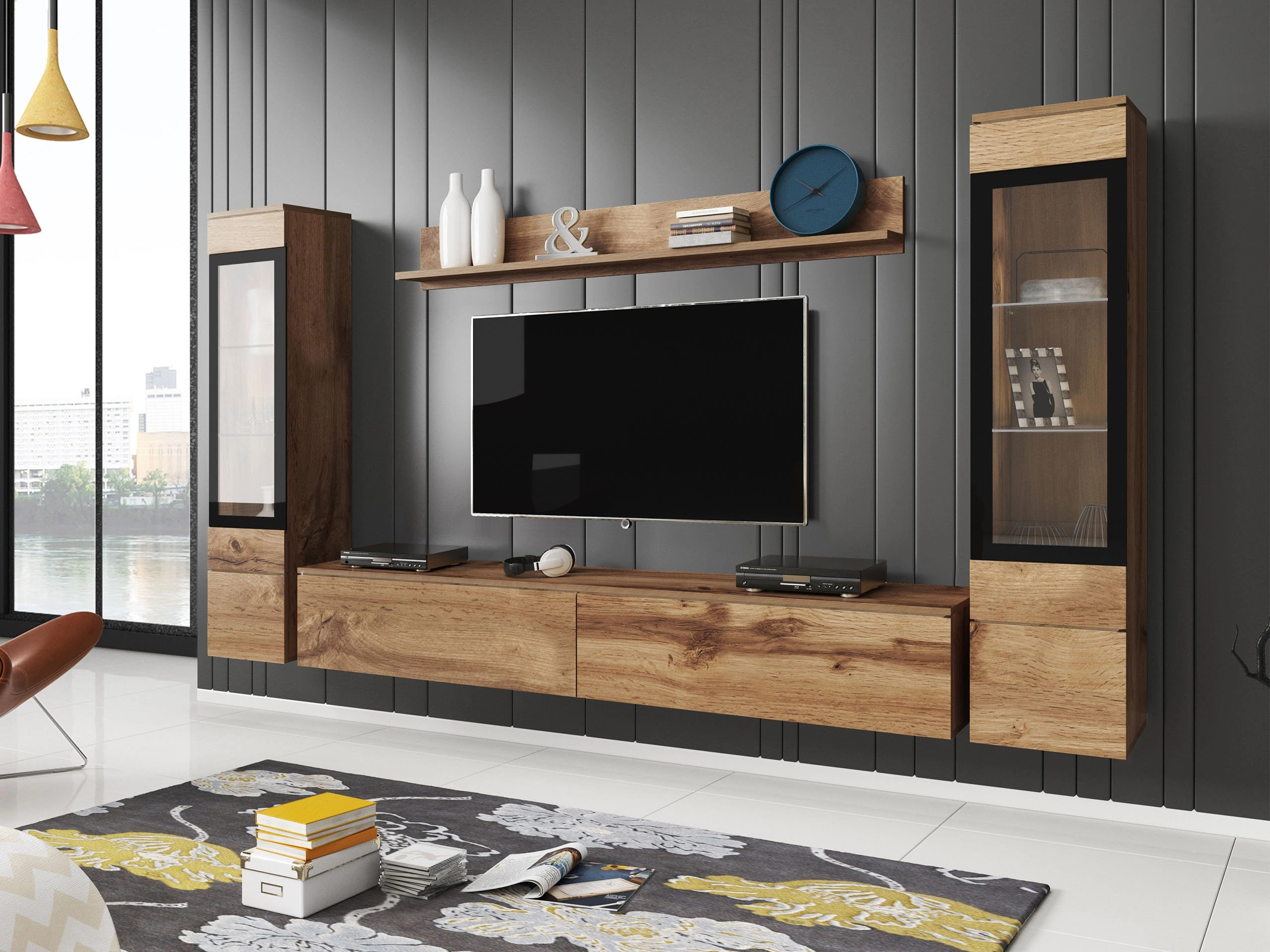 Ensemble de salon Sarasota 126 (Chêne wotan)