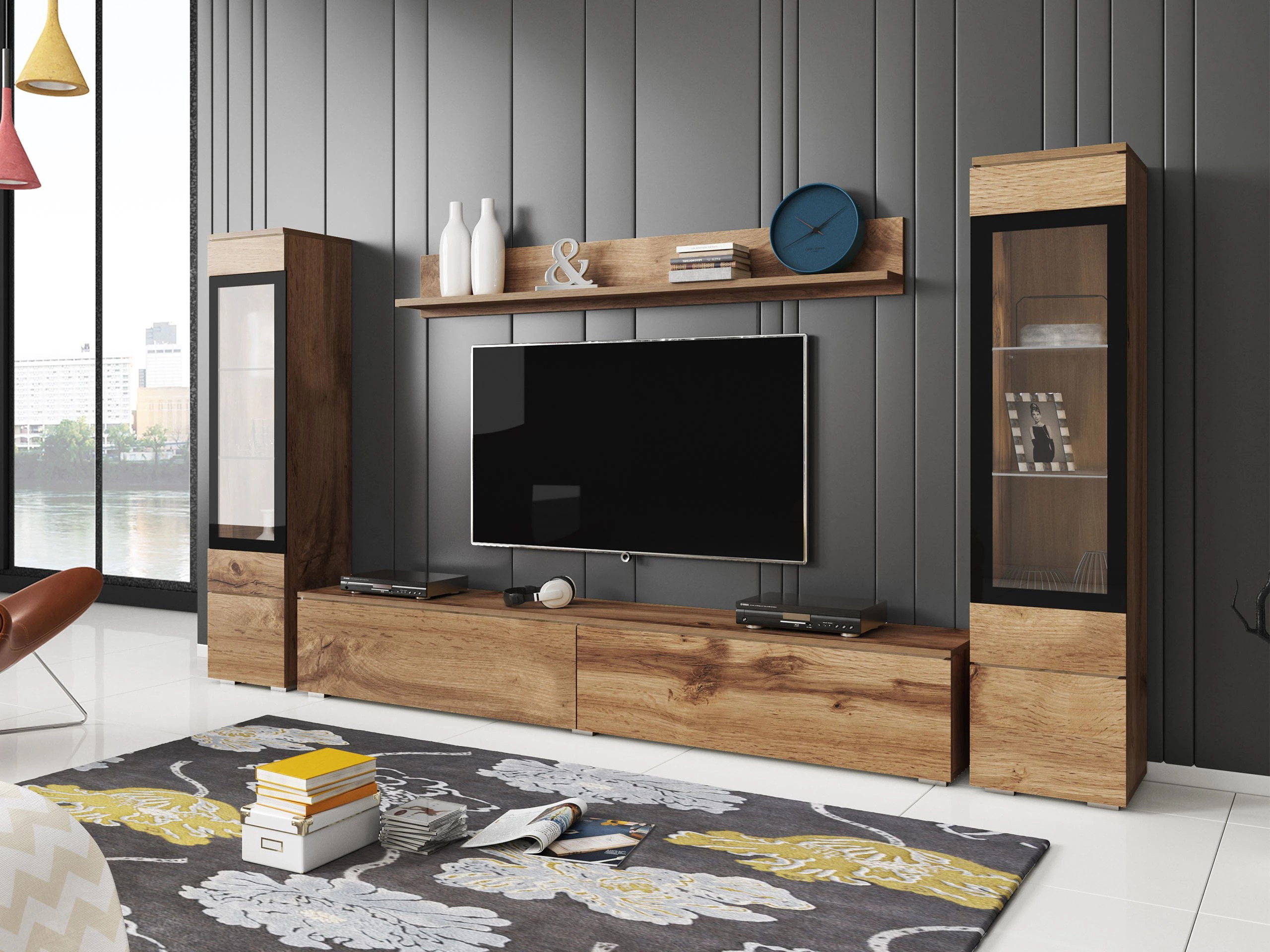 Ensemble de salon Sarasota 126 (Chêne wotan)