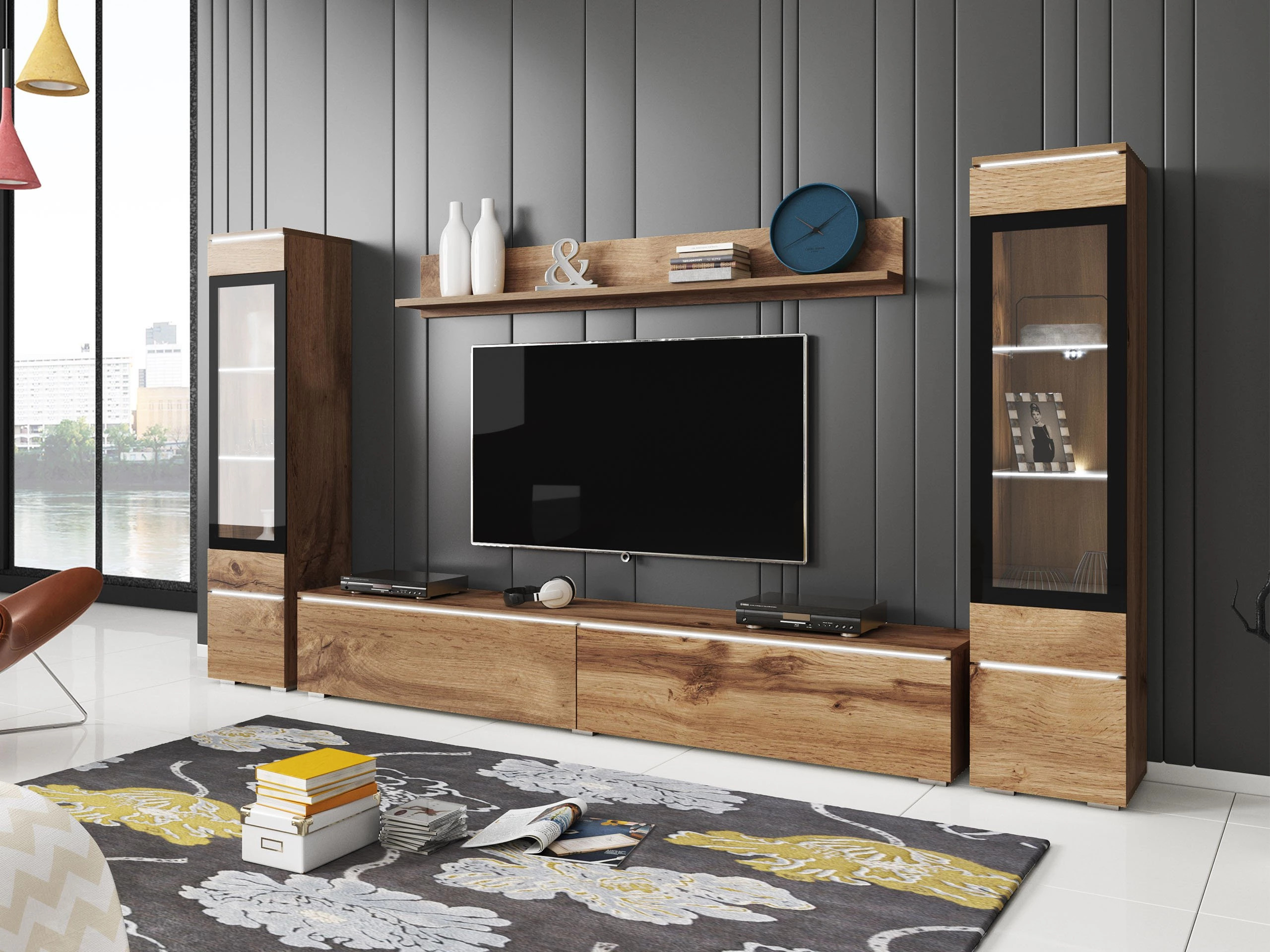 Ensemble de salon Sarasota 126 (Chêne wotan)